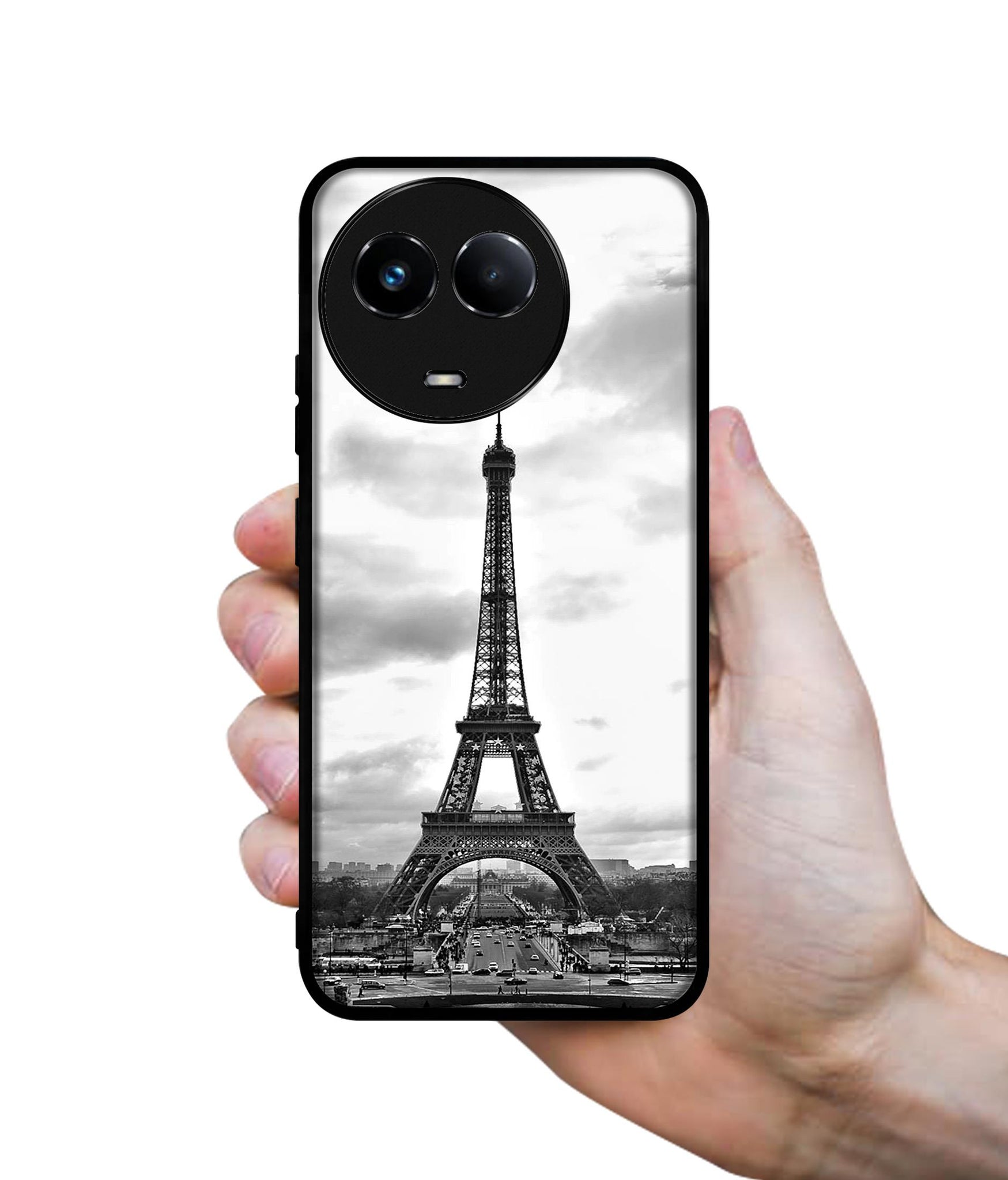Eiffel Tower Designer 2D Printed Back Case Cover for Realme C67 5G