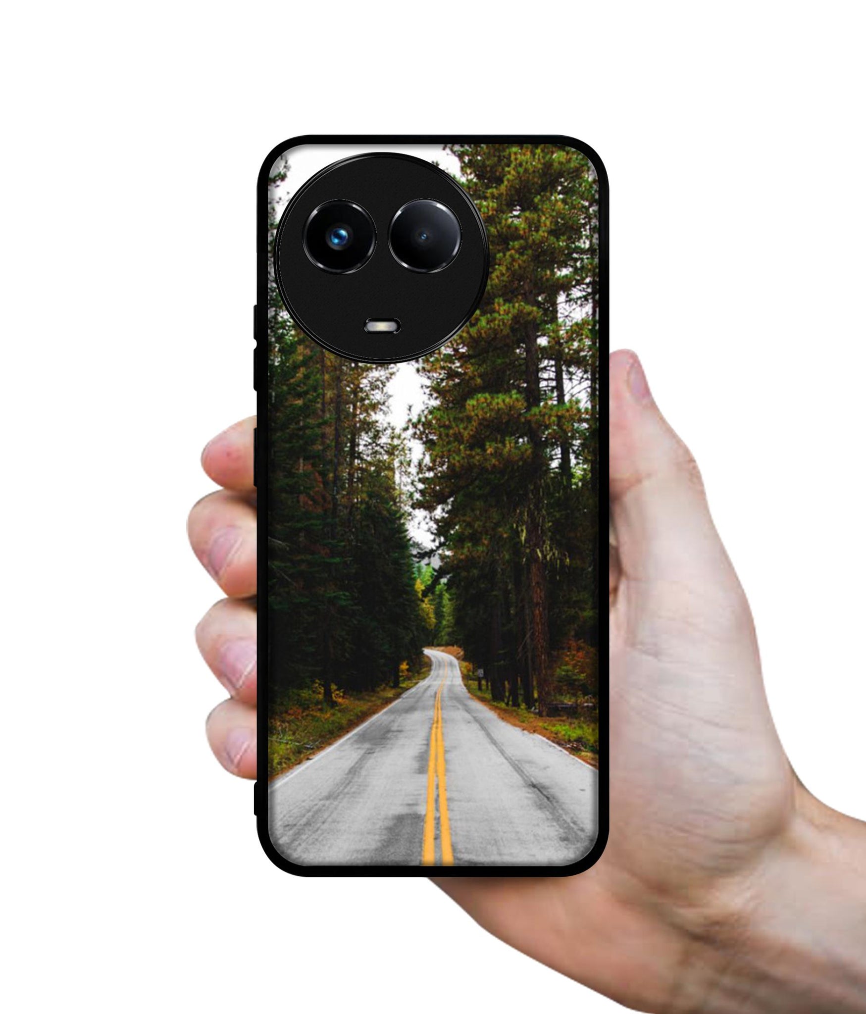 Road Photo Designer 2D Printed Back Case Cover for Realme C67 5G