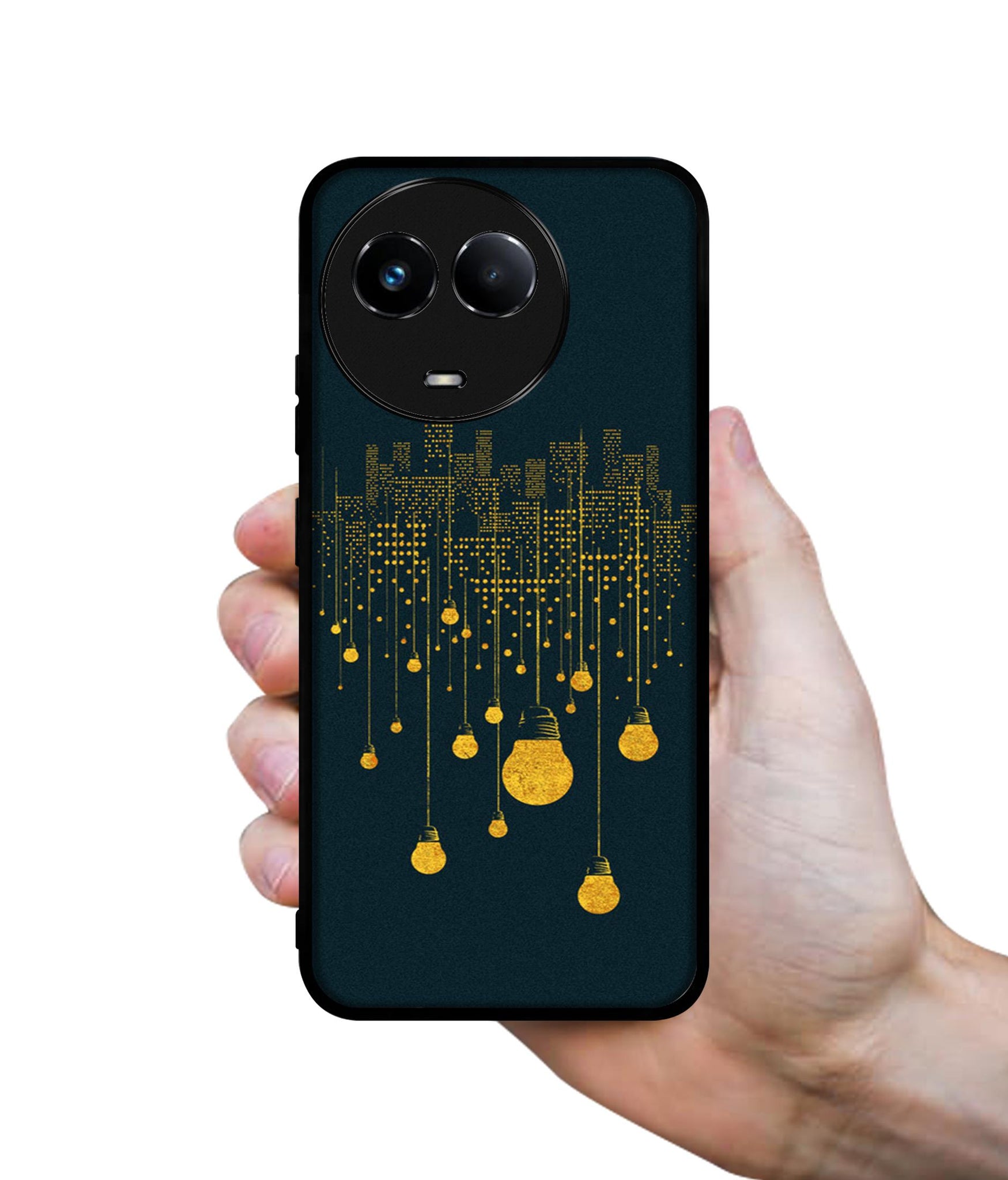 City Light Pattern Designer 2D Printed Back Case Cover for Realme C67 5G