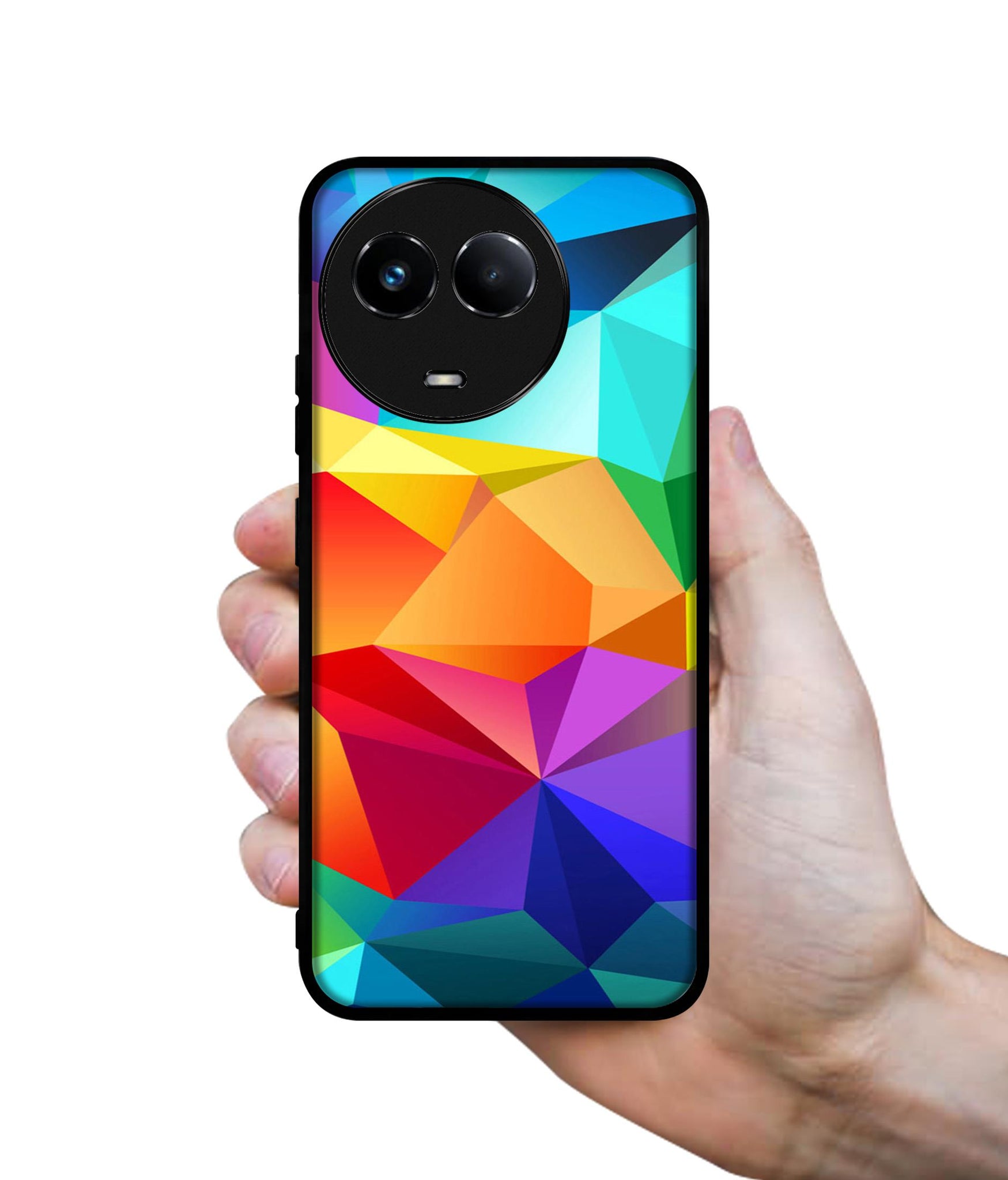 Colorful Pattern Designer 2D Printed Back Case Cover for Realme C67 5G