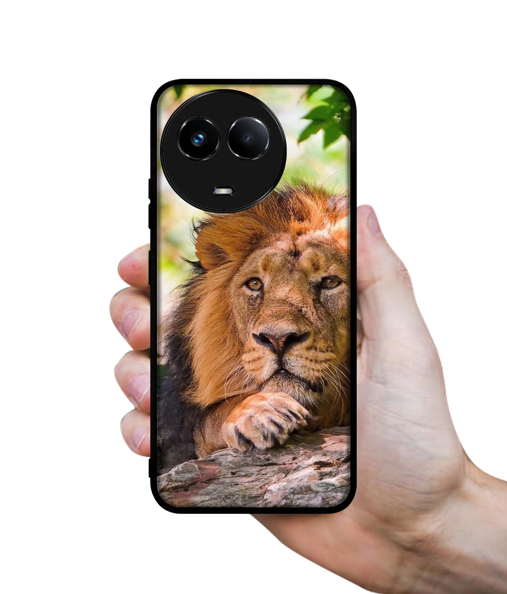Tiger Pattern Print Designer 2D Printed Back Case Cover for Realme C67 5G