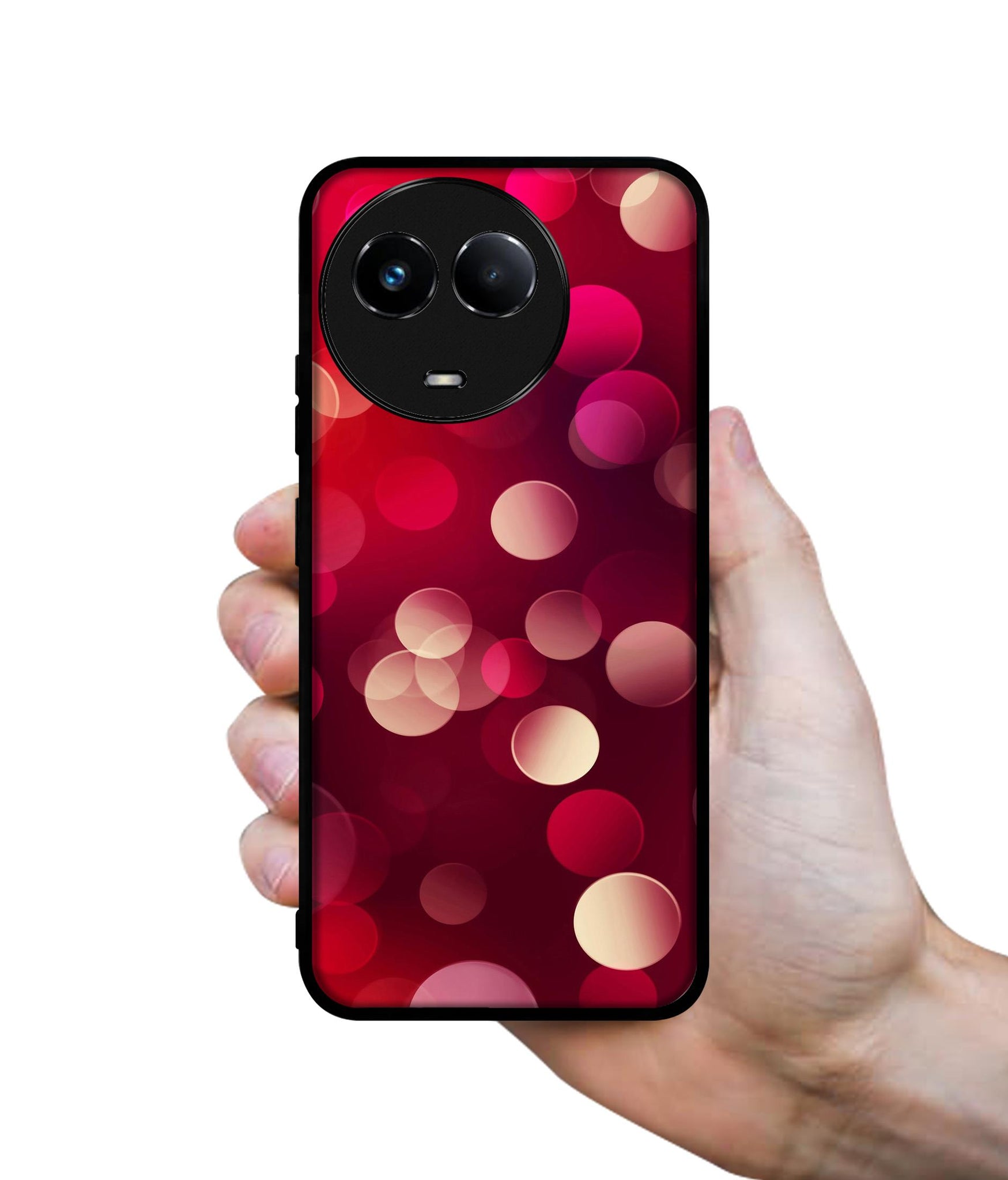 3D Circles Designer 2D Printed Back Case Cover for Realme C67 5G