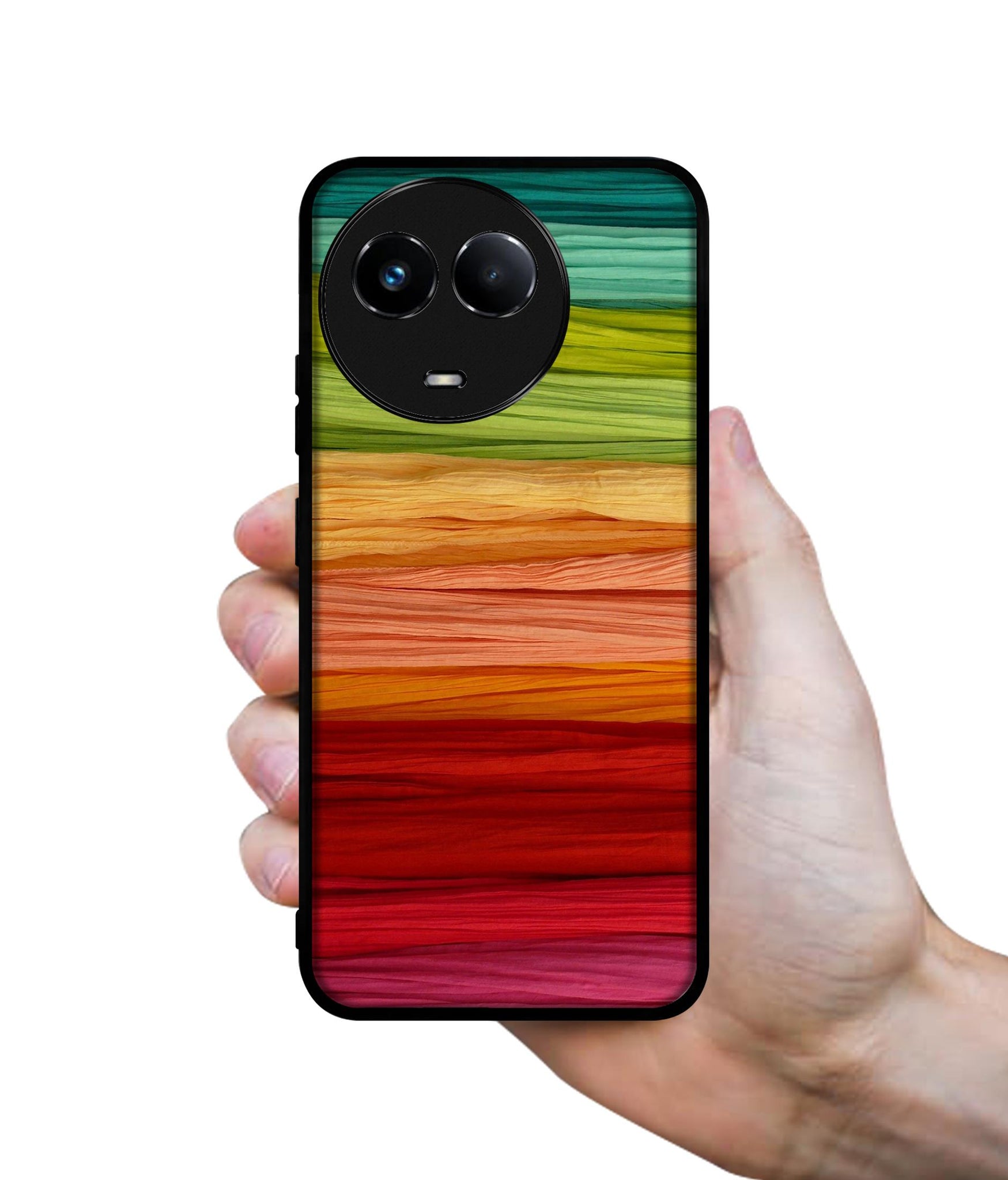 Colorful Thread Designer 2D Printed Back Case Cover for Realme C67 5G