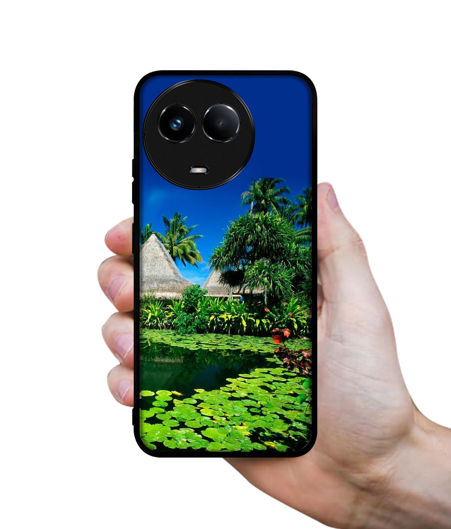 Tropics Water Designer 2D Printed Back Case Cover for Realme C67 5G