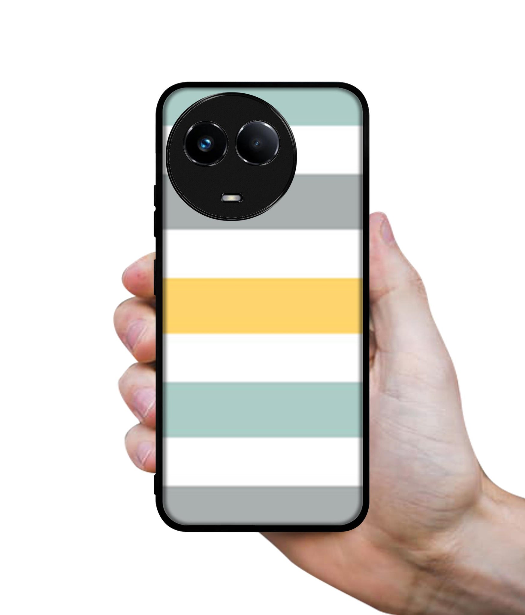 Line Texture Designer 2D Printed Back Case Cover for Realme C67 5G