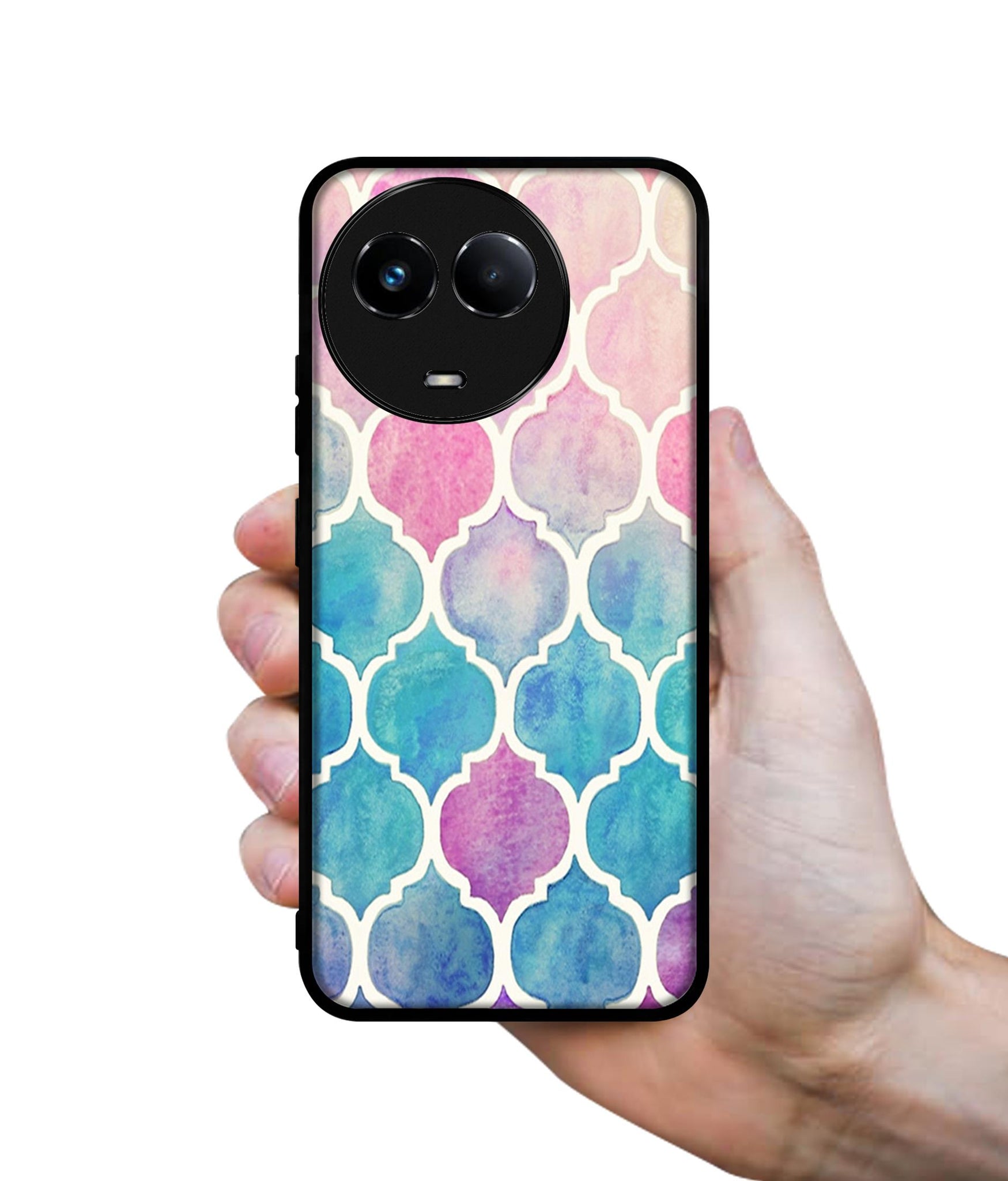 Patterns Art Designer 2D Printed Back Case Cover for Realme C67 5G