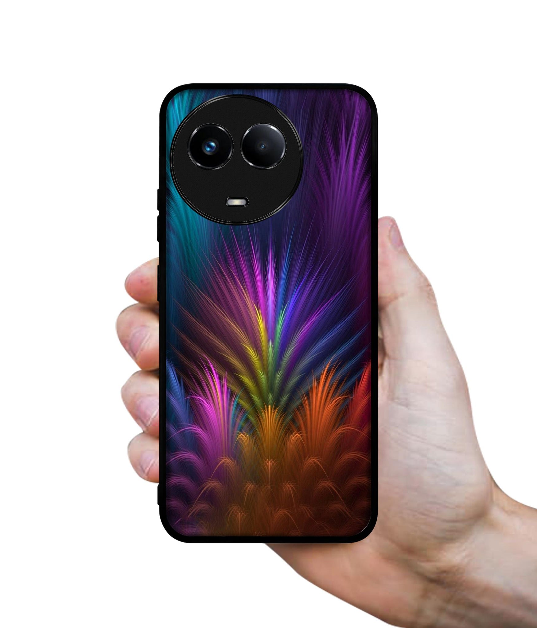 Multicoloured Designer 2D Printed Back Case Cover for Realme C67 5G