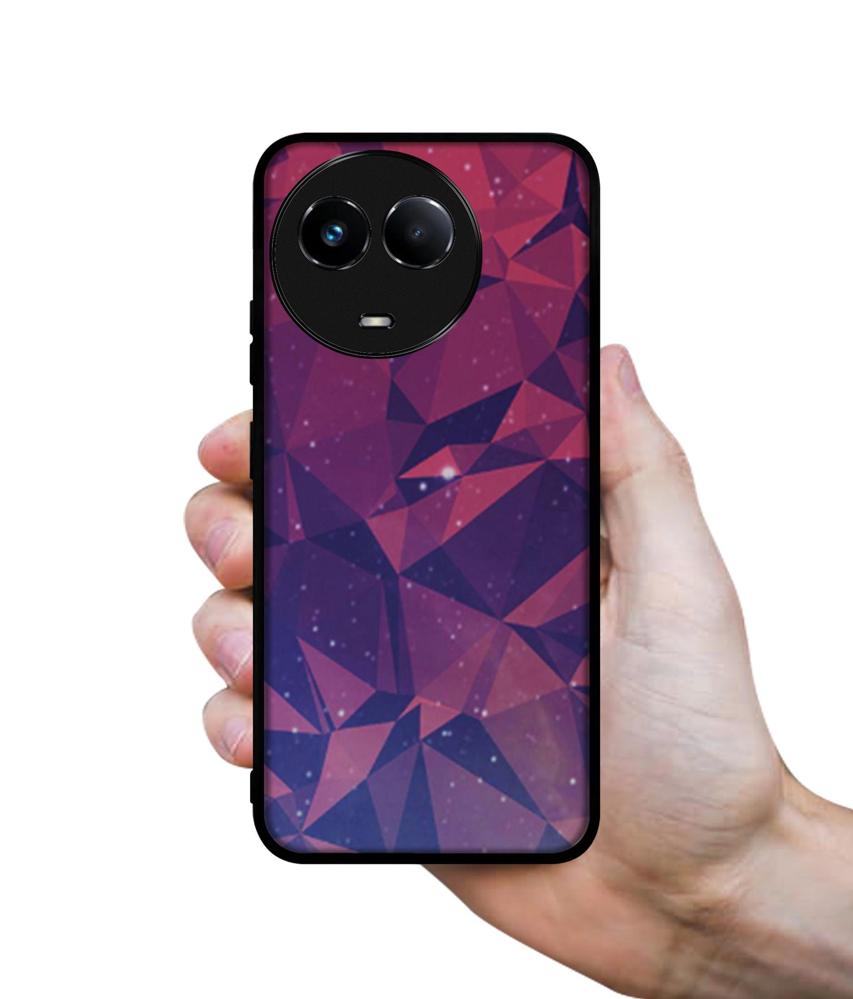 Bad Color Shape Designer 2D Printed Back Case Cover for Realme C67 5G
