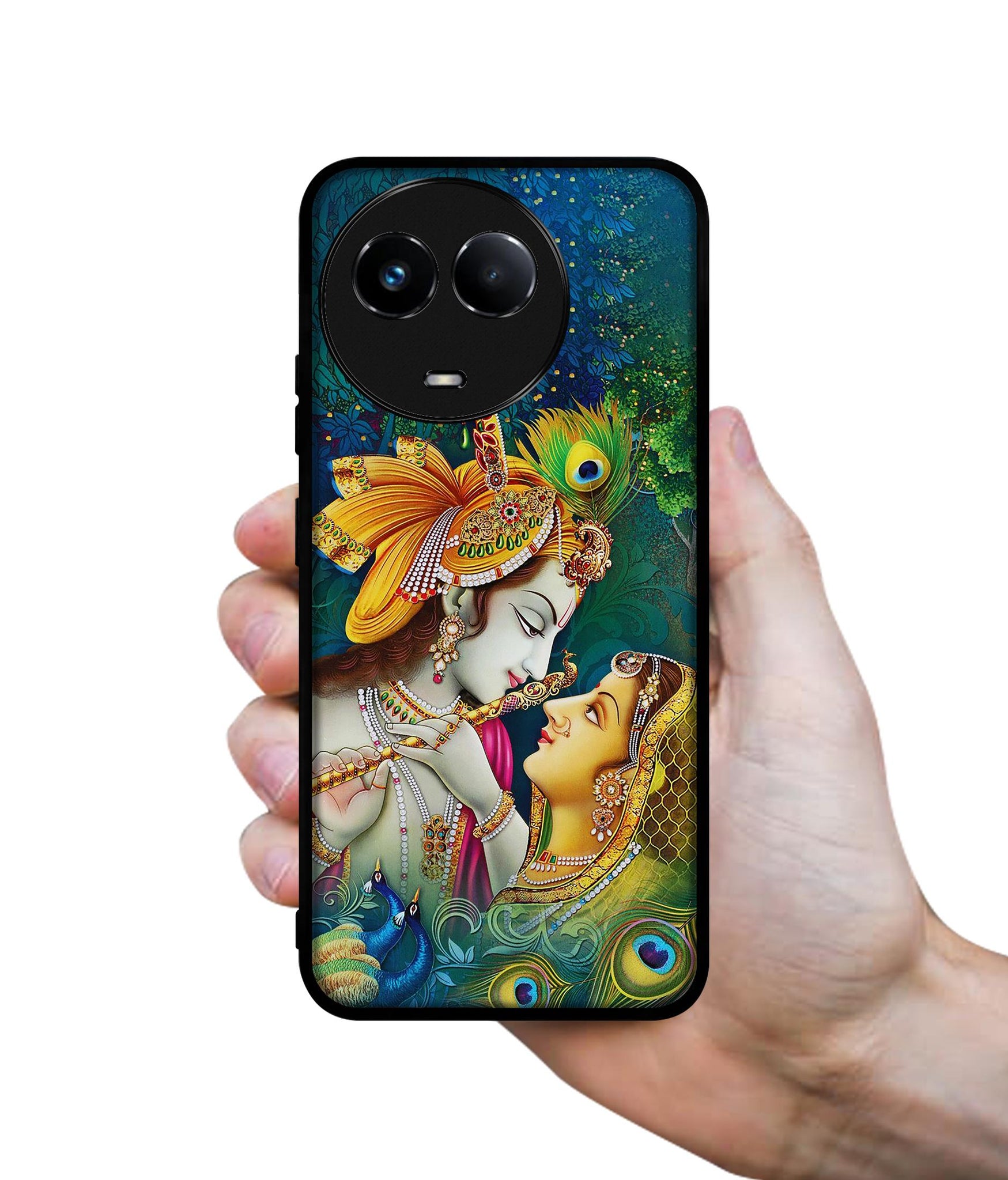 Radha Kishan Love Designer 2D Printed Back Case Cover for Realme C67 5G