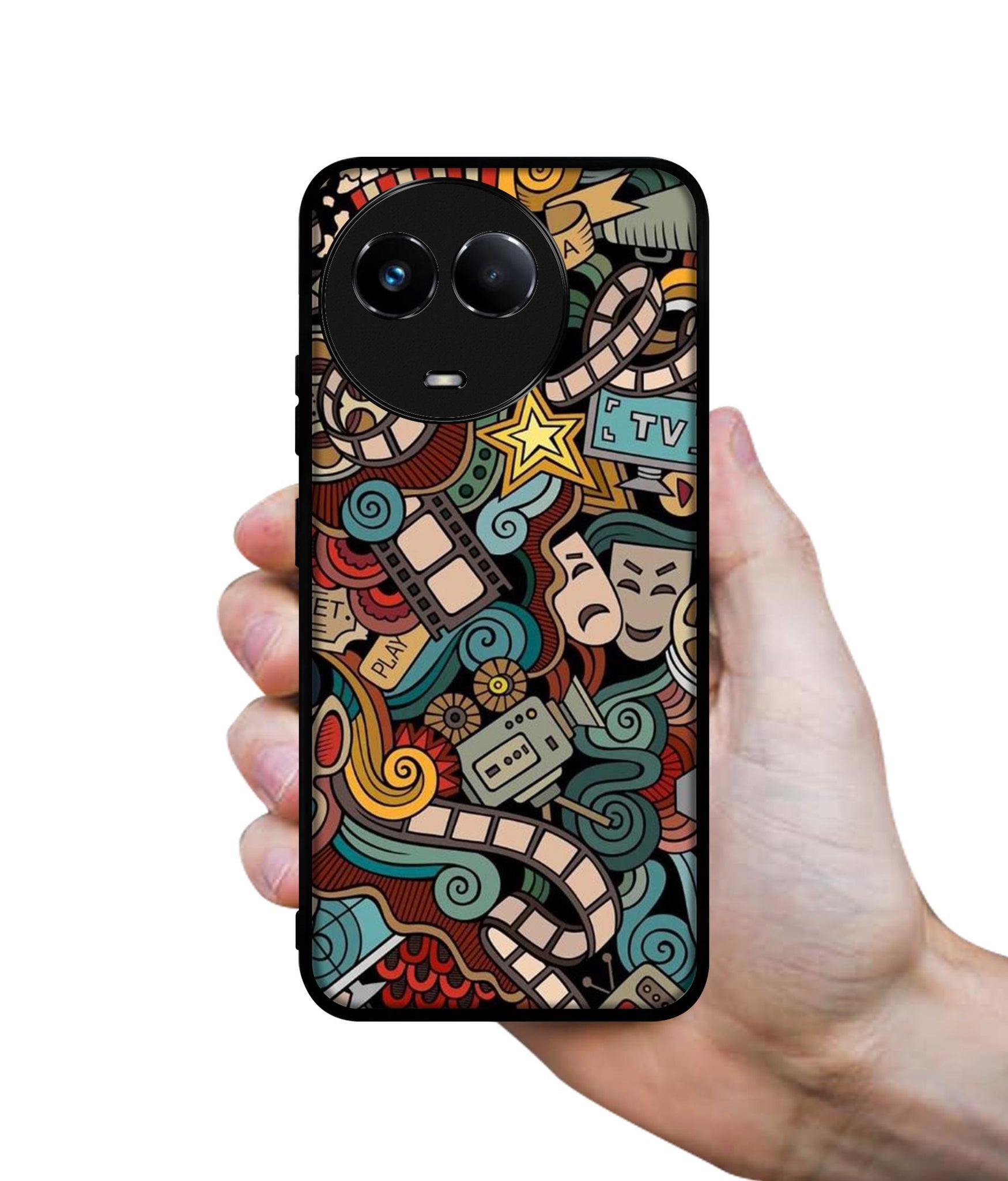 Movies Designer 2D Printed Back Case Cover for Realme C67 5G