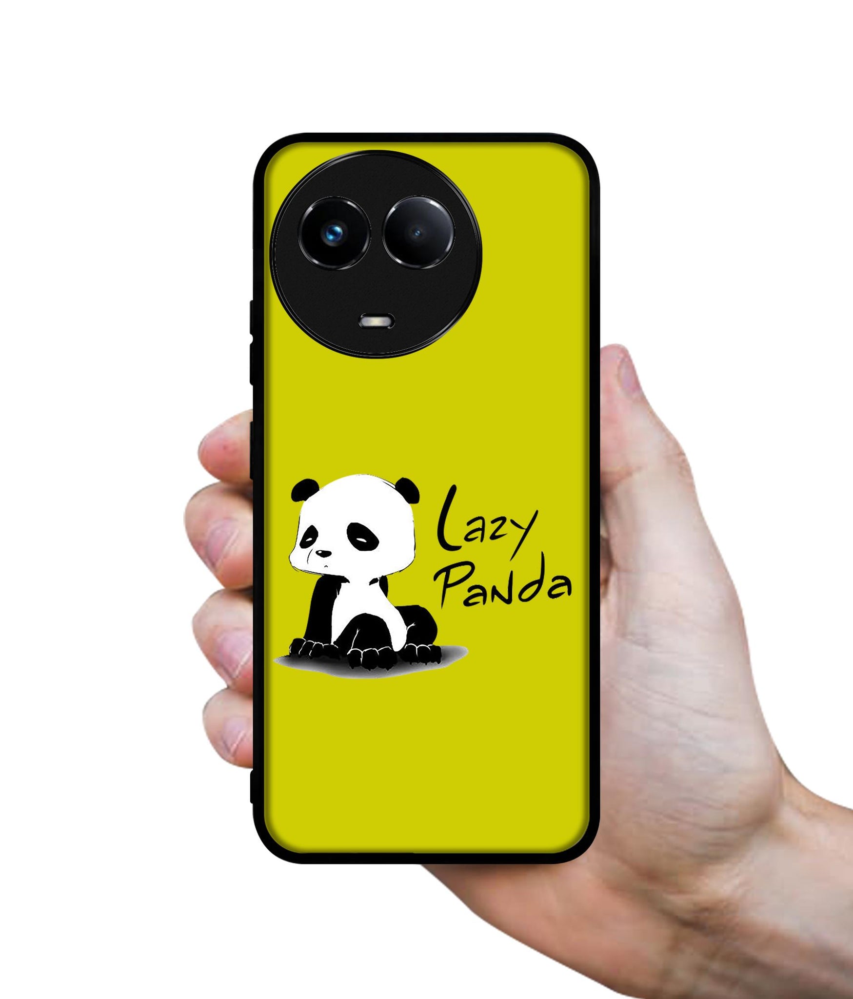 Lazy Panda Designer 2D Printed Back Case Cover for Realme C67 5G