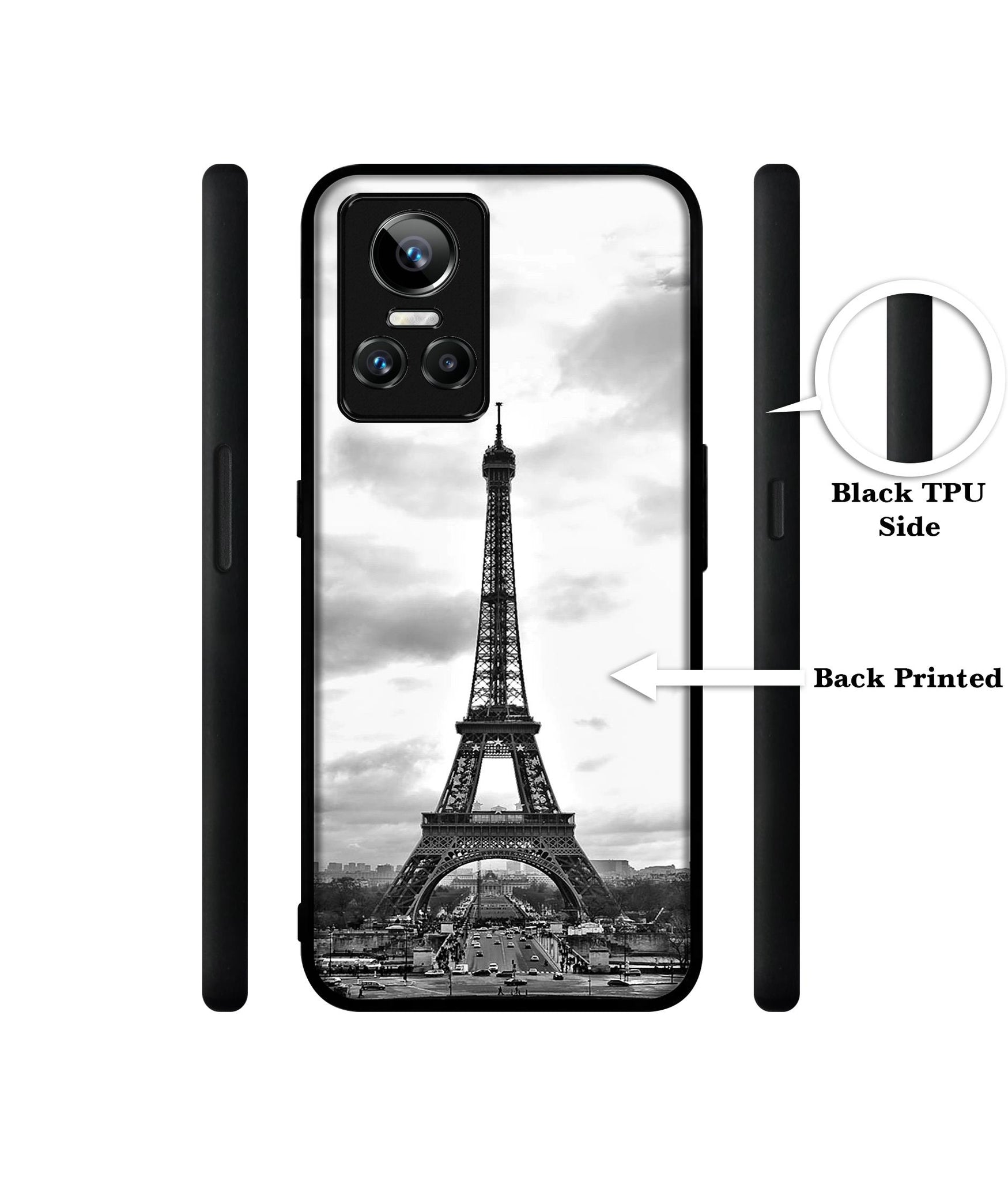 Eiffel Tower Designer 2D Printed Back Case Cover for Realme GT Neo3 5G