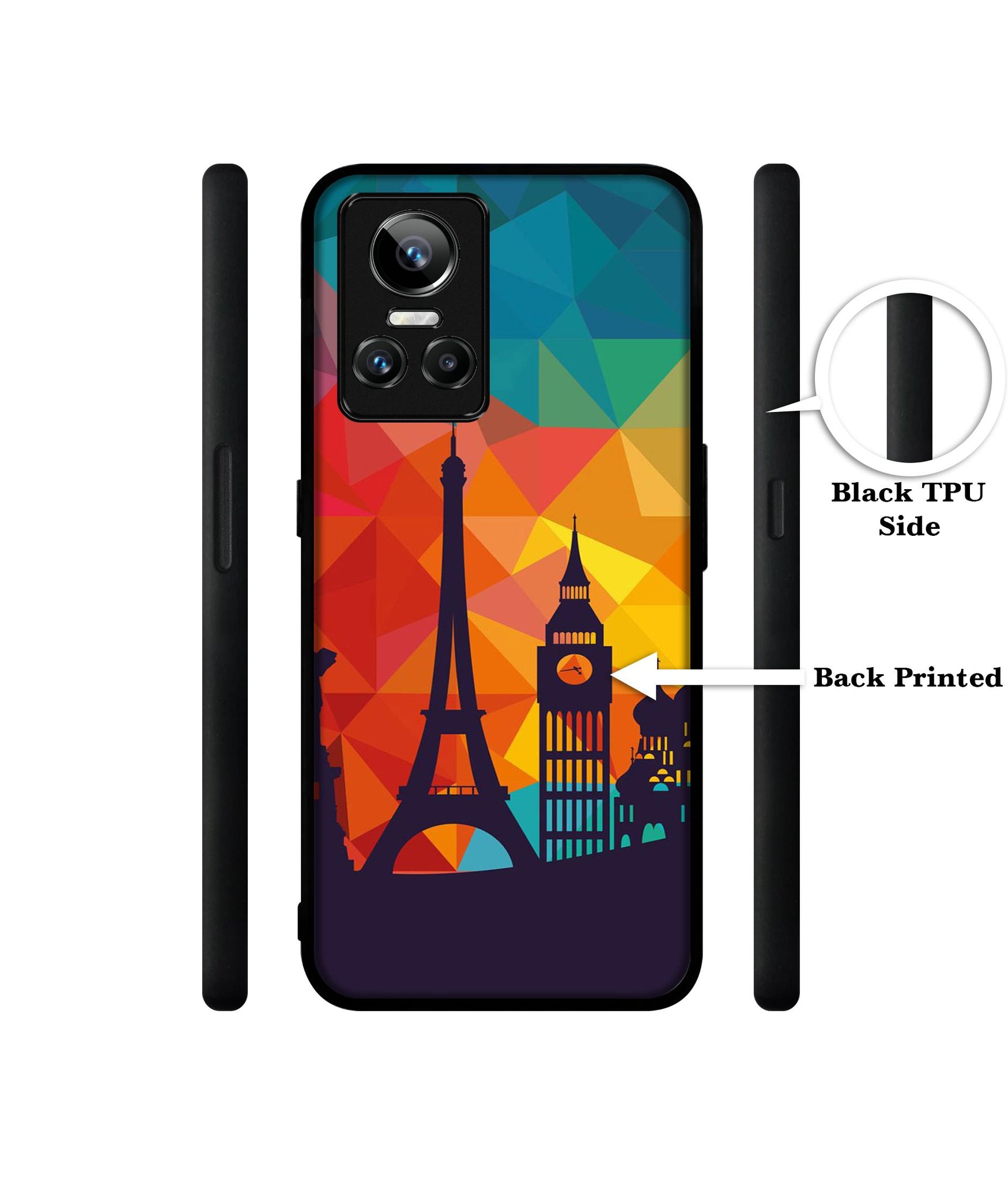 Colored Paris Designer 2D Printed Back Case Cover for Realme GT Neo3 5G