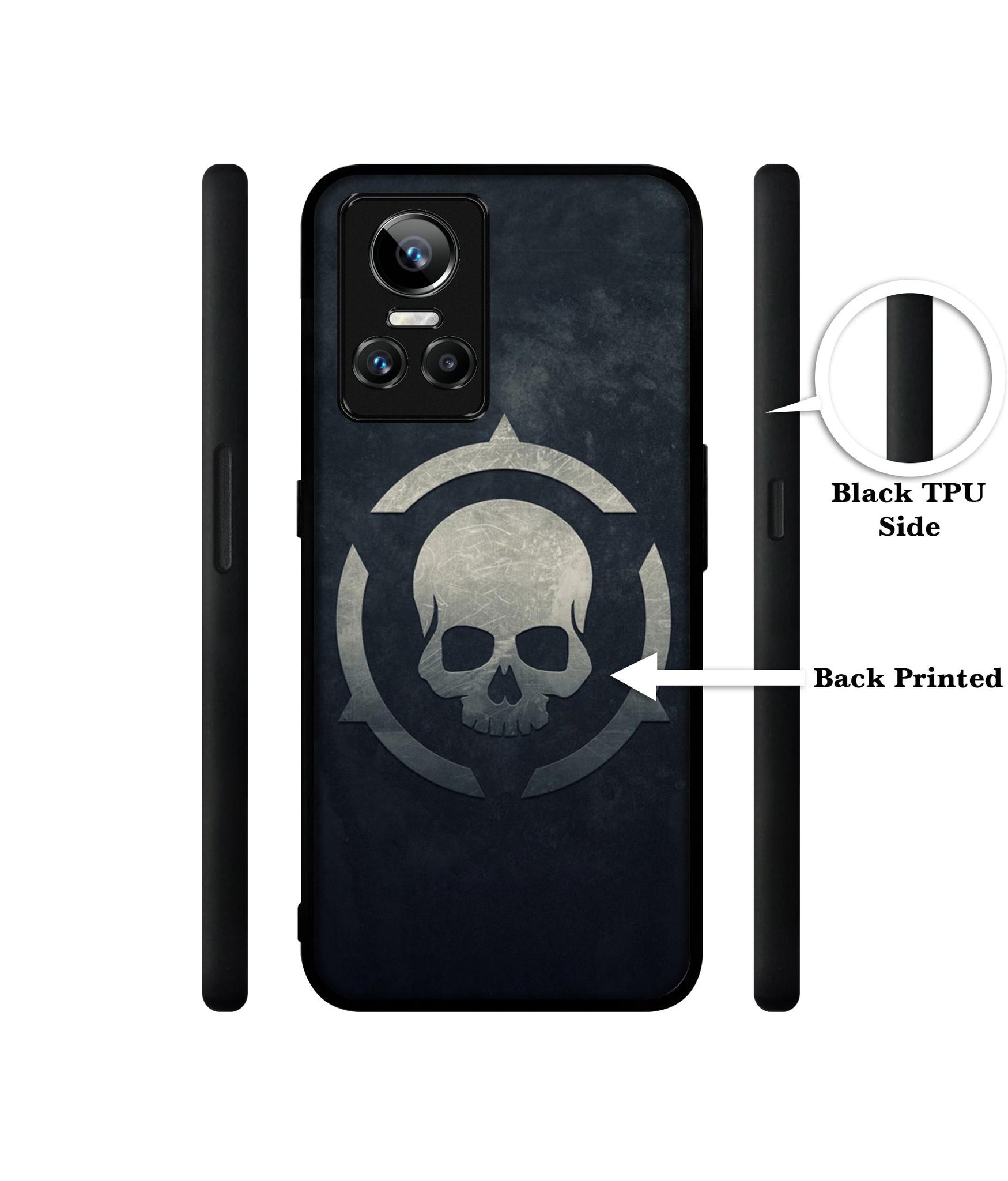 Skull Pattern Print Designer 2D Printed Back Case Cover for Realme GT Neo3 5G