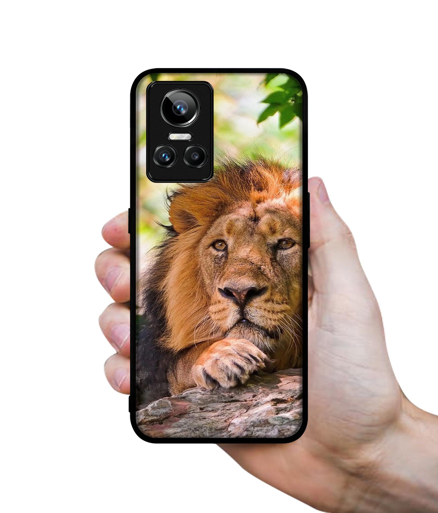 Tiger Pattern Print Designer 2D Printed Back Case Cover for Realme GT Neo3 5G