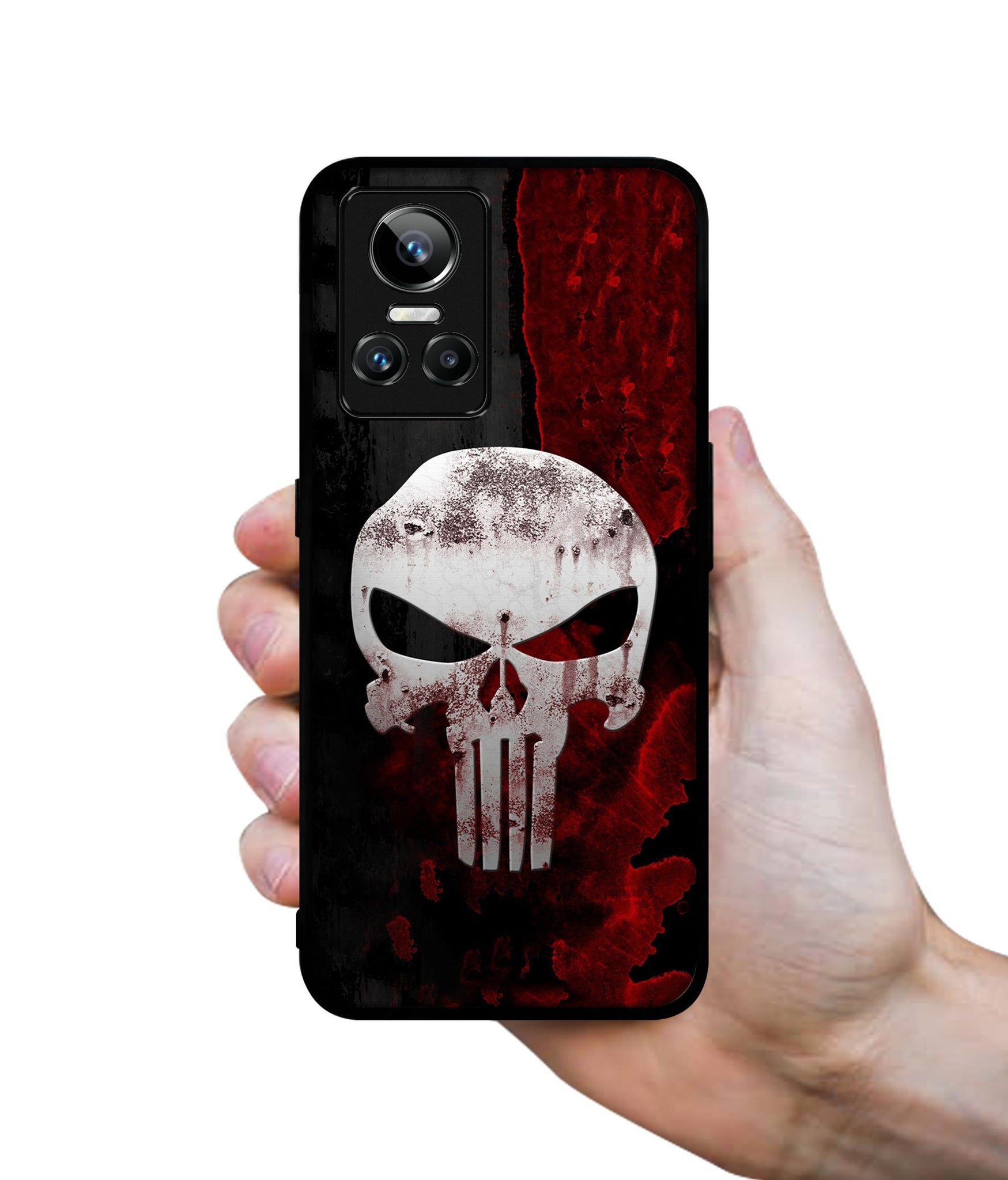 Punisher Skull Designer 2D Printed Back Case Cover for Realme GT Neo3 5G