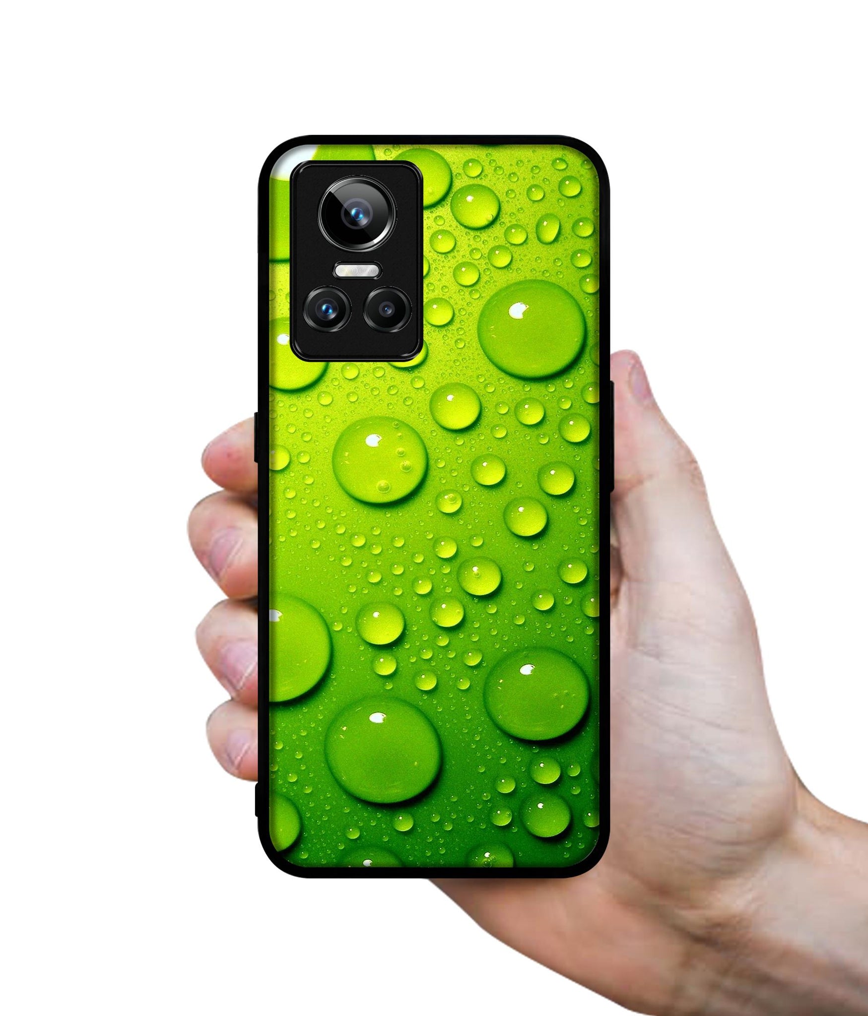 Green Bubbles Designer 2D Printed Back Case Cover for Realme GT Neo3 5G