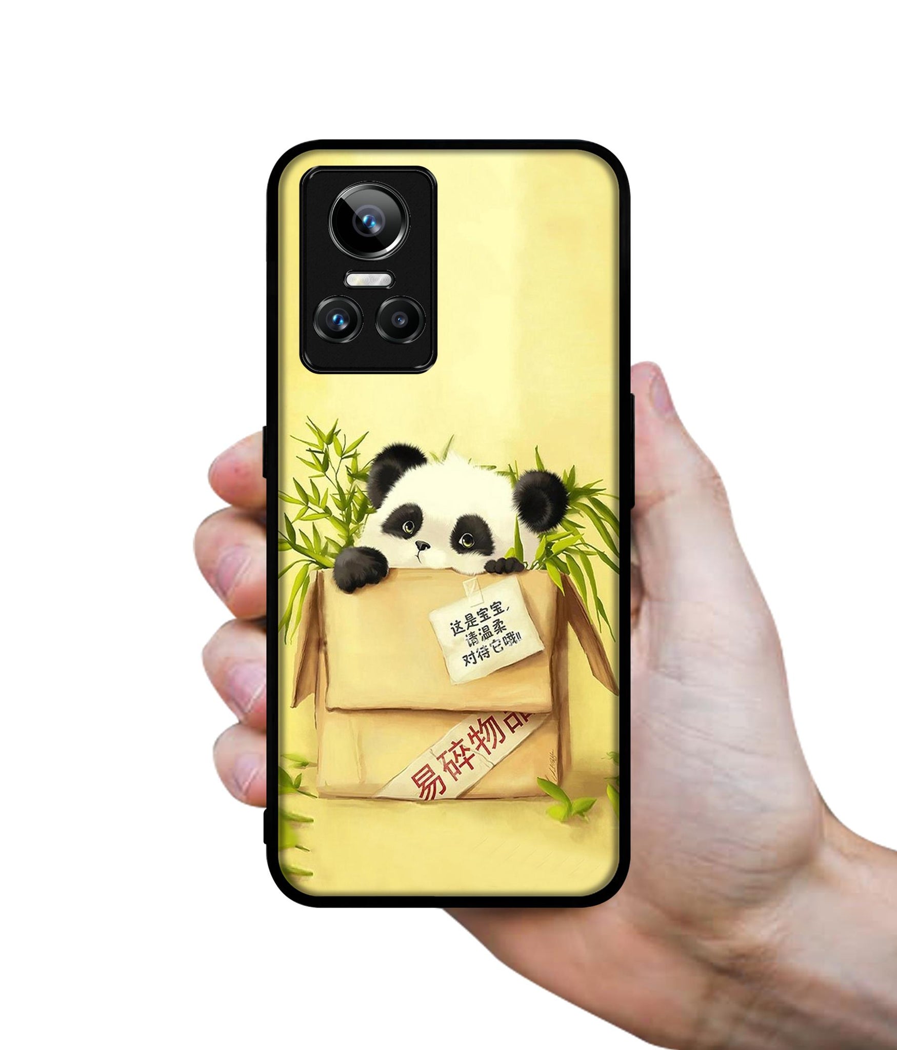 Panda In Box Designer 2D Printed Back Case Cover for Realme GT Neo3 5G