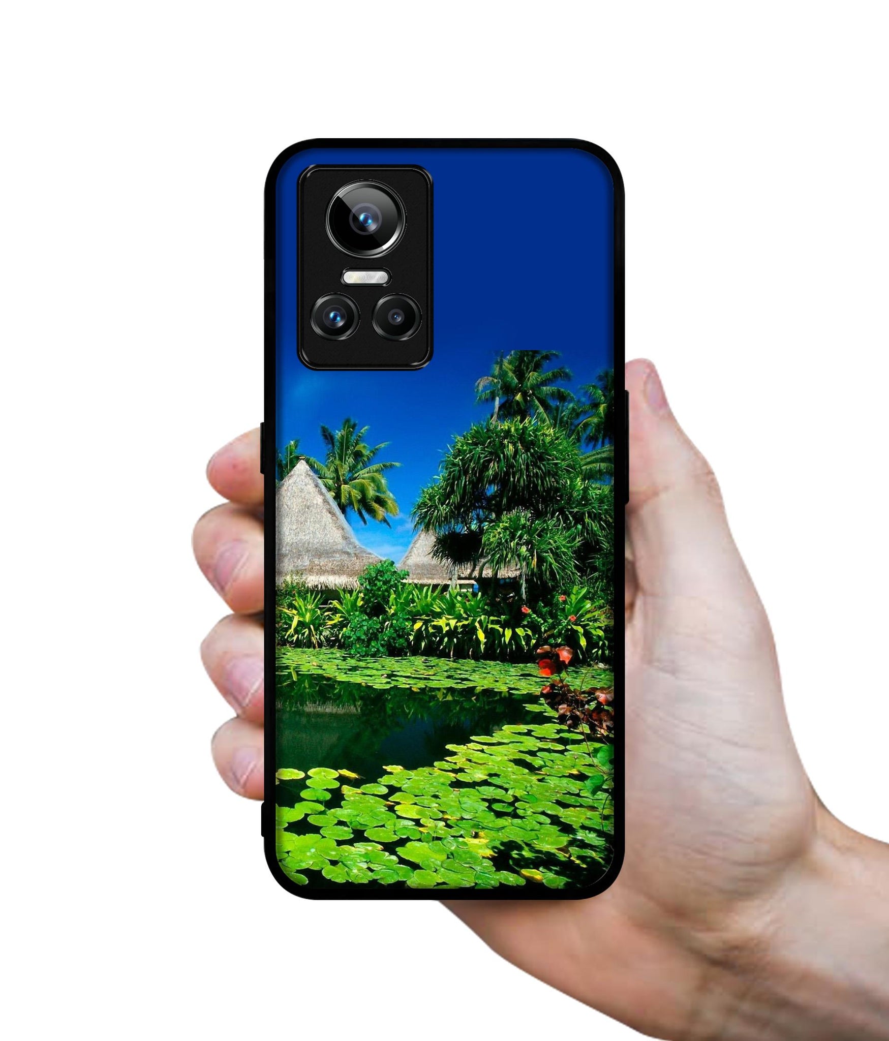 Tropics Water Designer 2D Printed Back Case Cover for Realme GT Neo3 5G