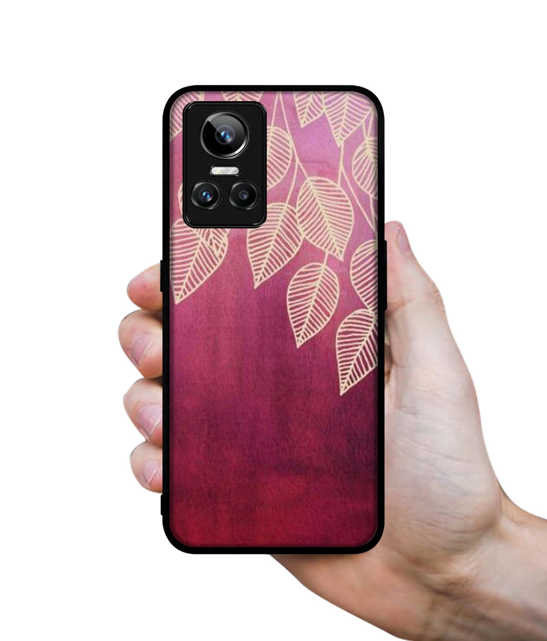 Leaf Pattern Designer 2D Printed Back Case Cover for Realme GT Neo3 5G