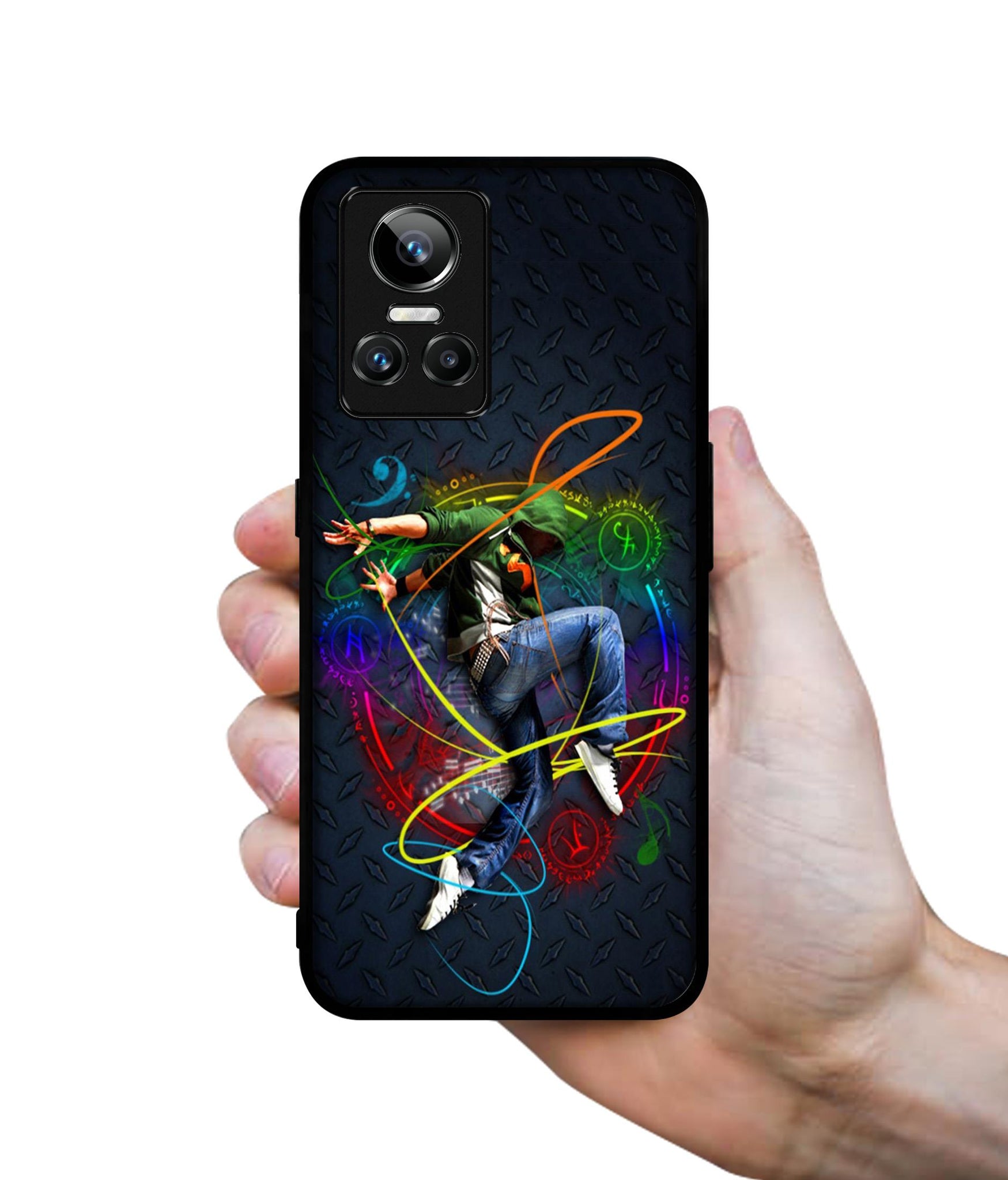 Boy With Music Designer 2D Printed Back Case Cover for Realme GT Neo3 5G
