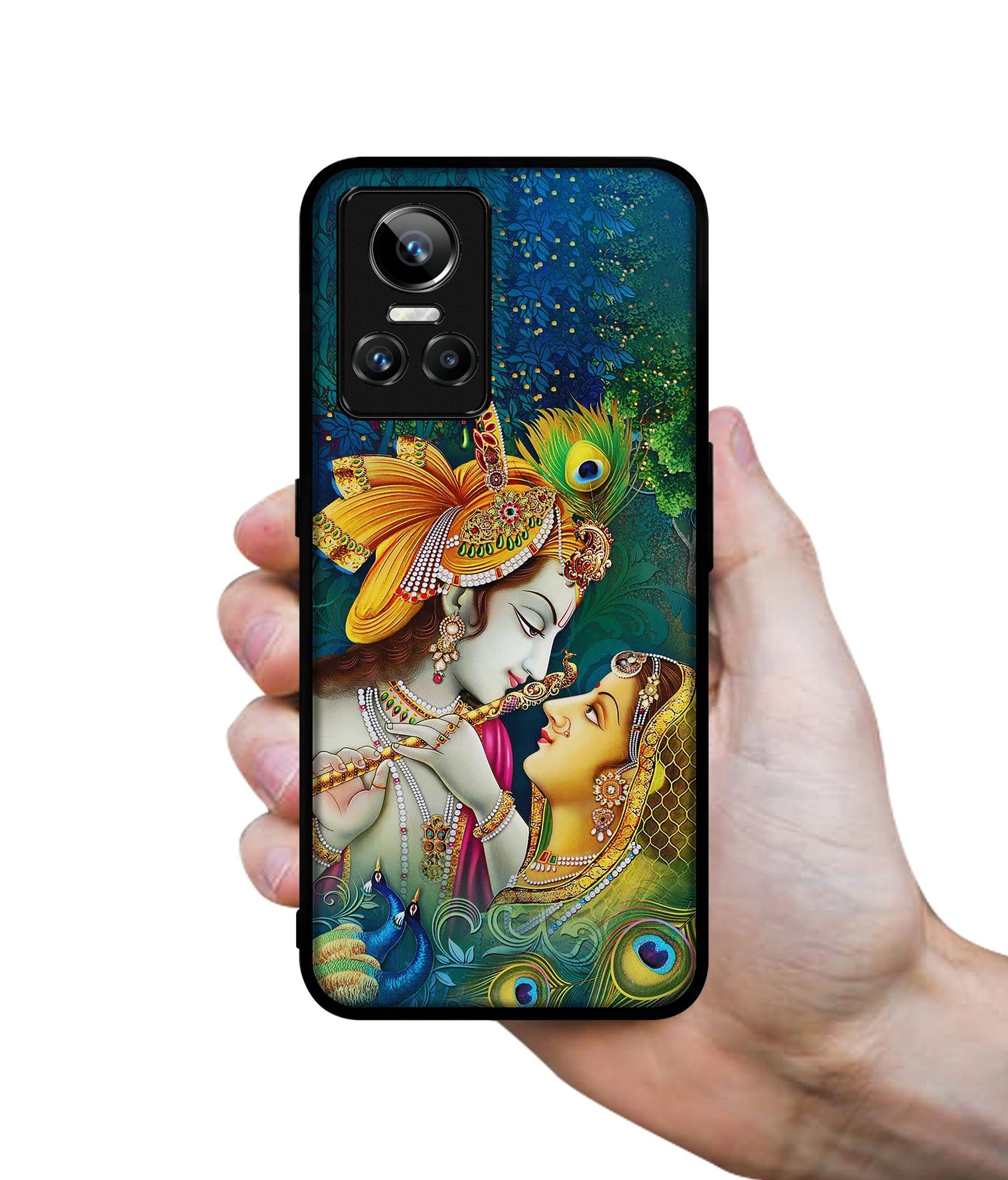 Radha Kishan Love Designer 2D Printed Back Case Cover for Realme GT Neo3 5G