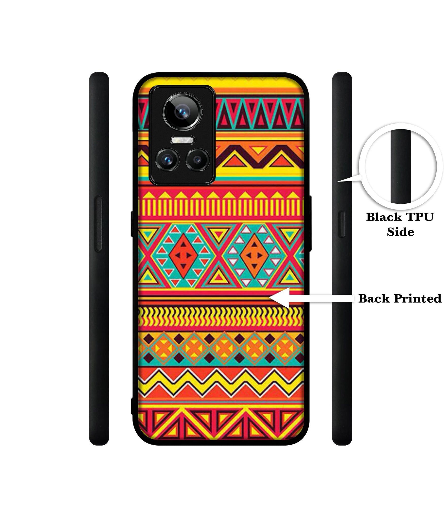 Artistic Rangoli Designer 2D Printed Back Case Cover for Realme GT Neo3 5G