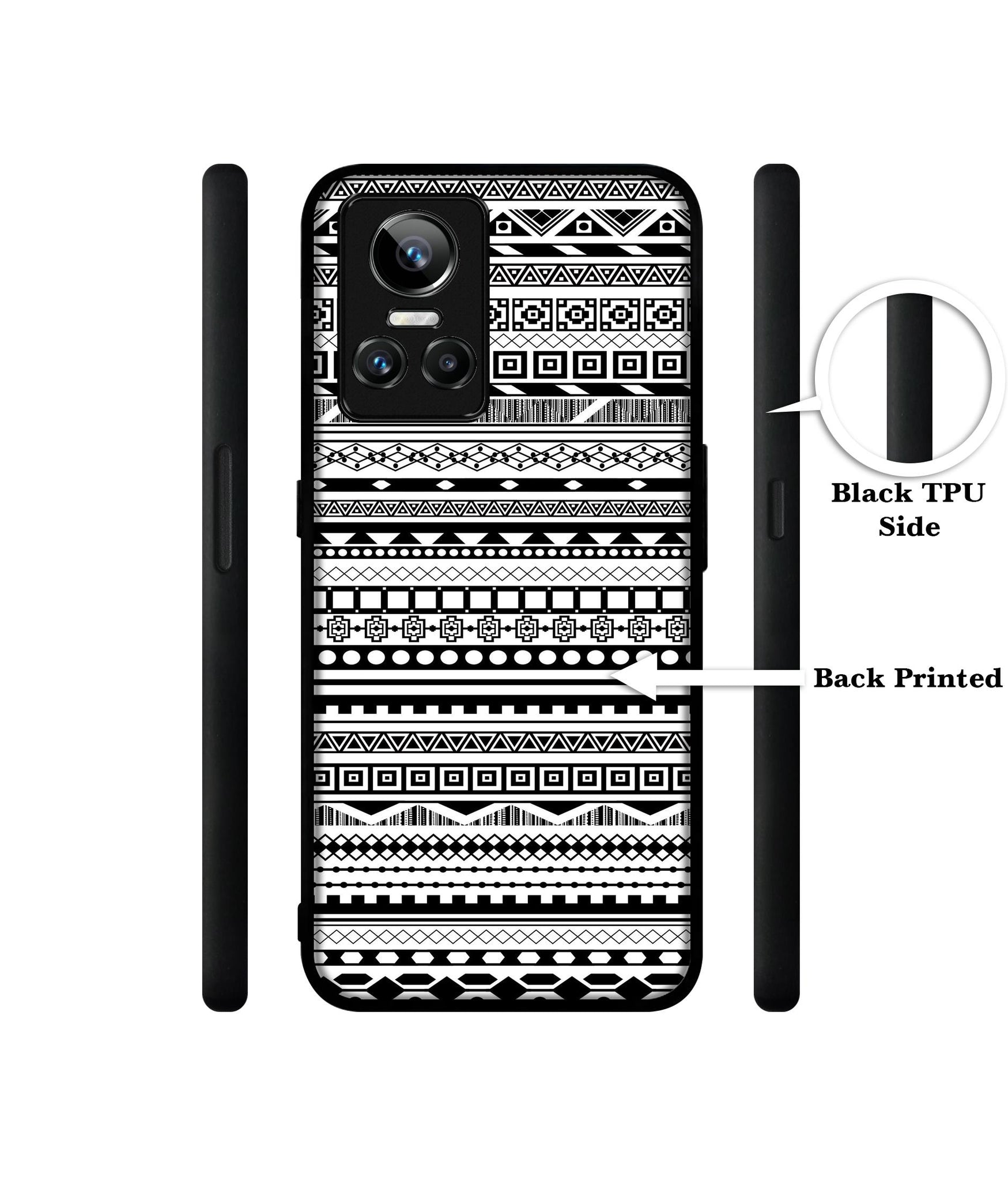 Black & White Patterns Designer 2D Printed Back Case Cover for Realme GT Neo3 5G