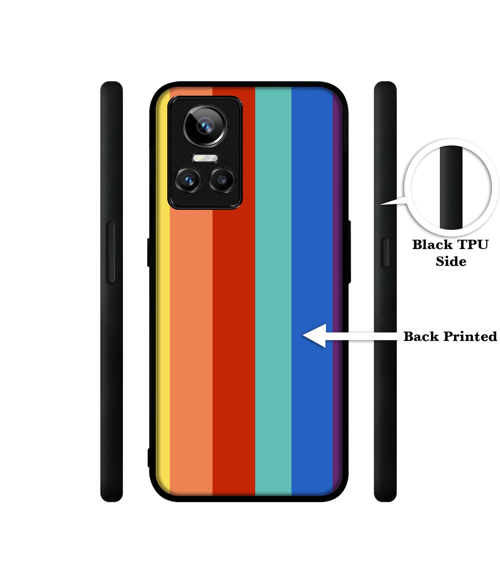 Rainbow Colors Designer 2D Printed Back Case Cover for Realme GT Neo3 5G