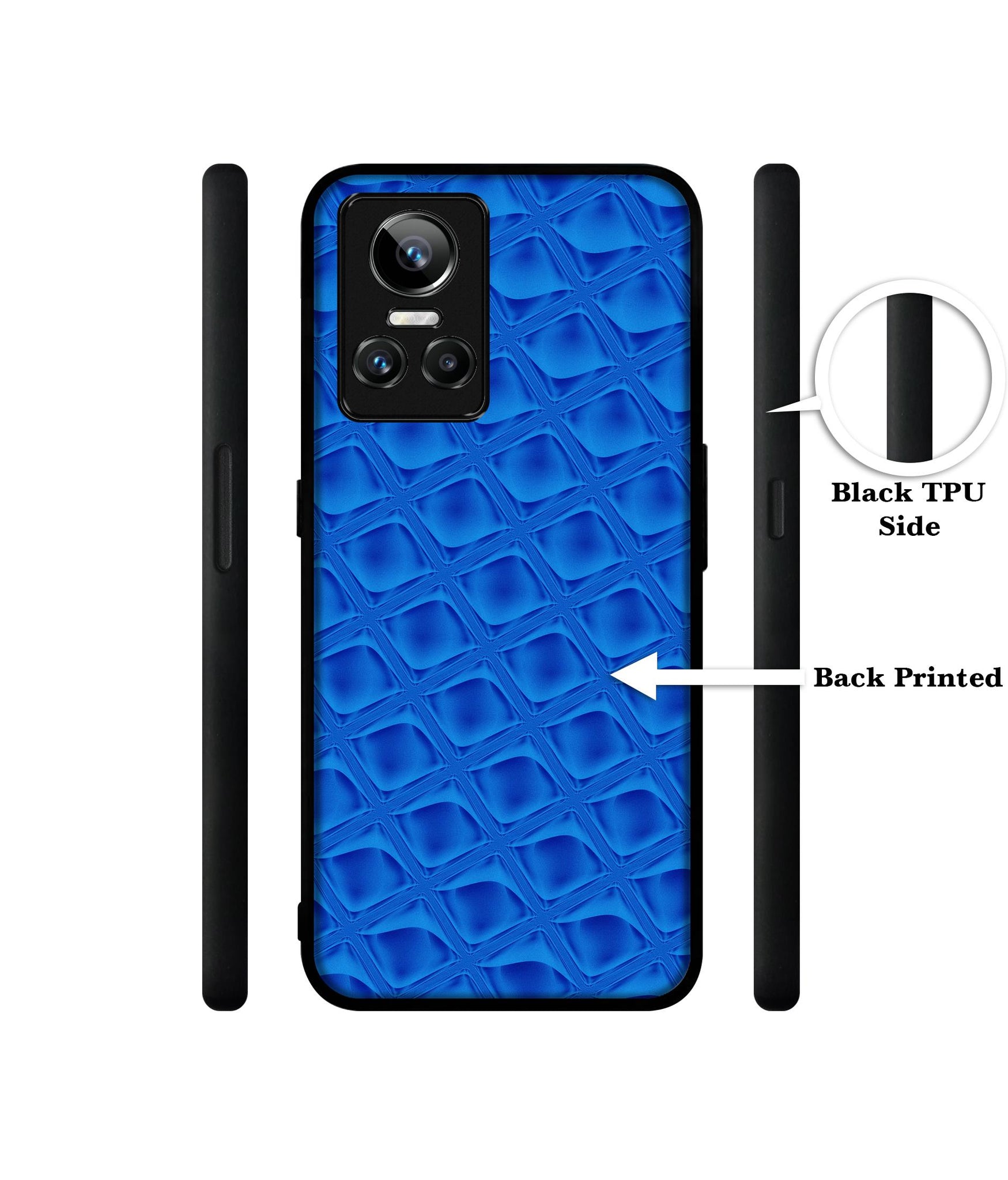 Blue Diamond Designer 2D Printed Back Case Cover for Realme GT Neo3 5G