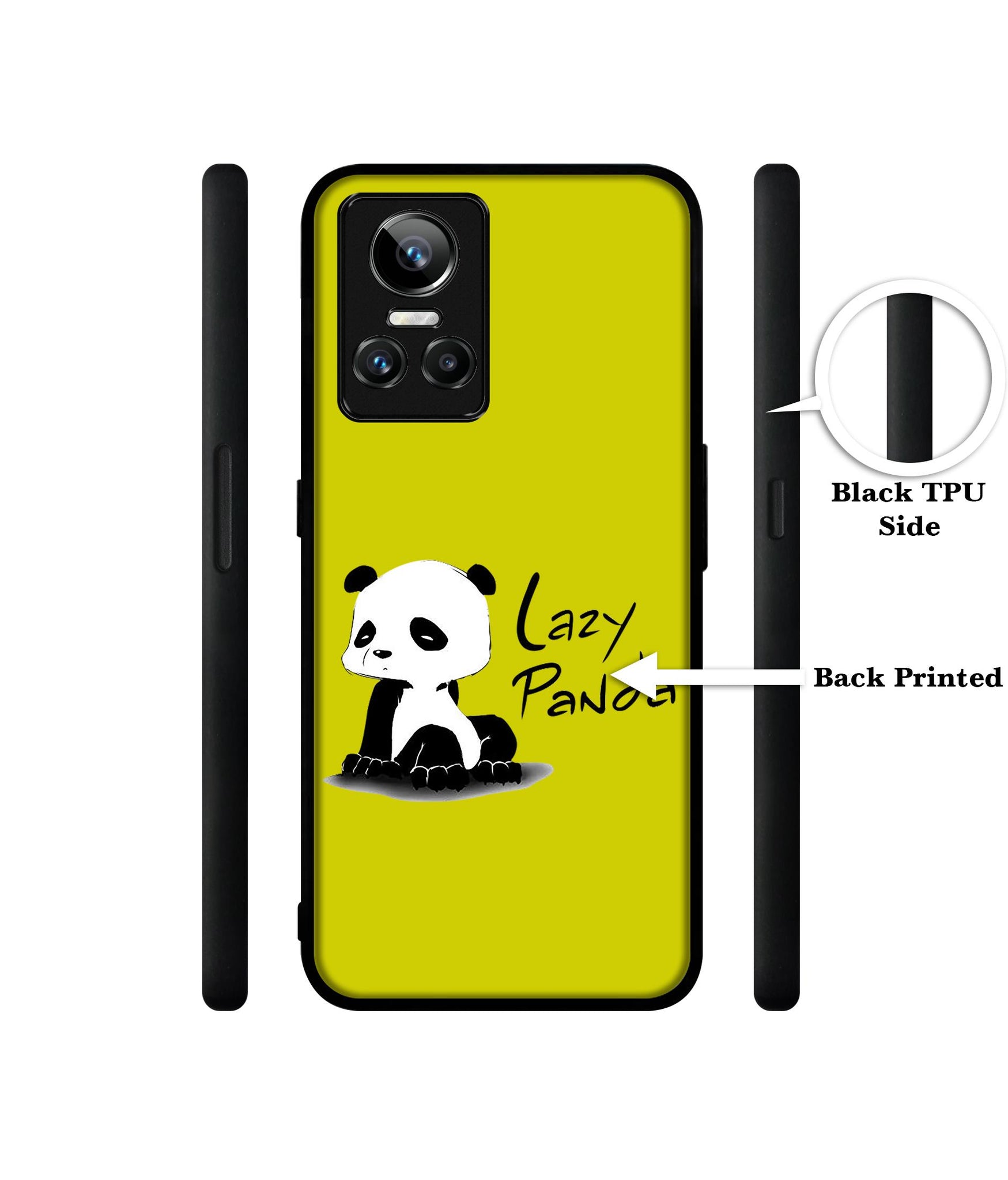 Lazy Panda Designer 2D Printed Back Case Cover for Realme GT Neo3 5G