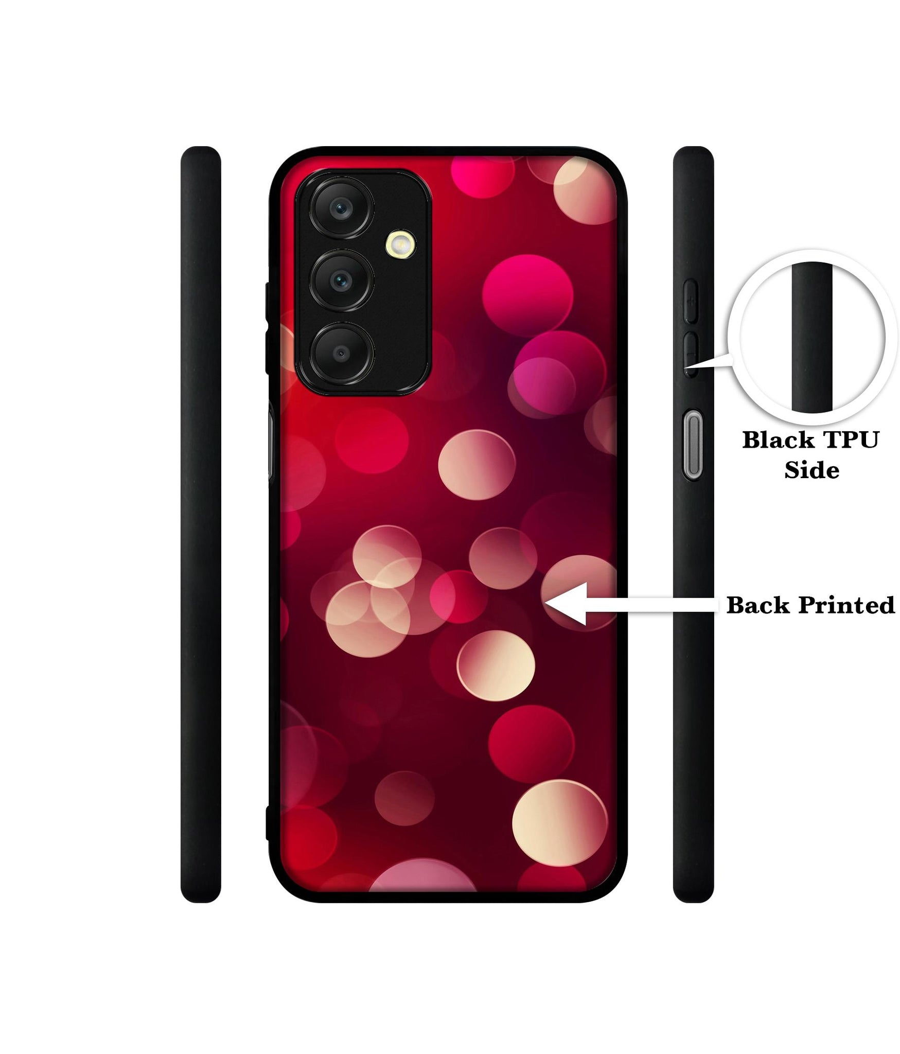 3D Circles Designer 2D Printed Back Case Cover for Samsung Galaxy A25 5G