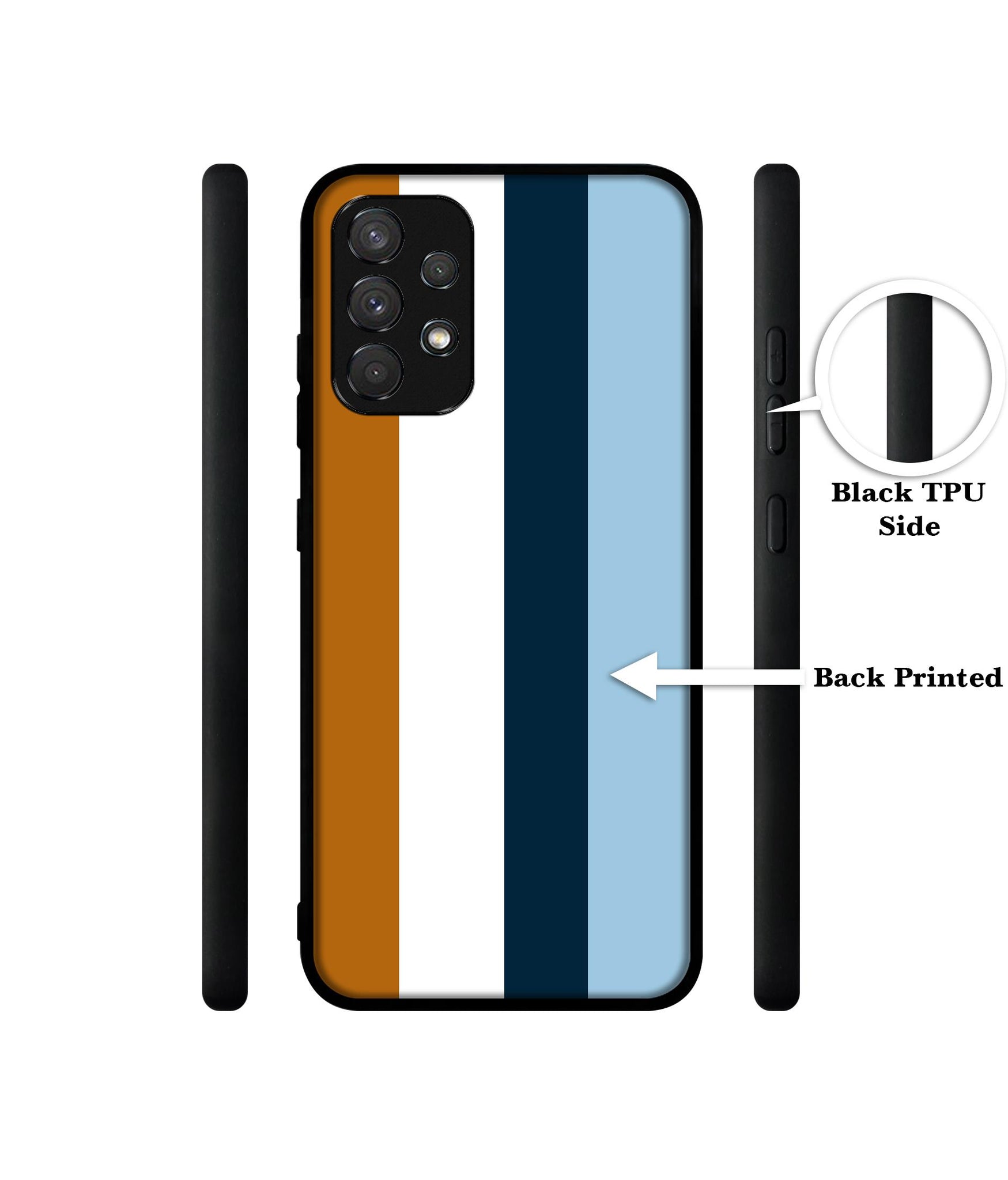 Color Stripes Designer 2D Printed Back Case Cover for Samsung Galaxy A32 4G