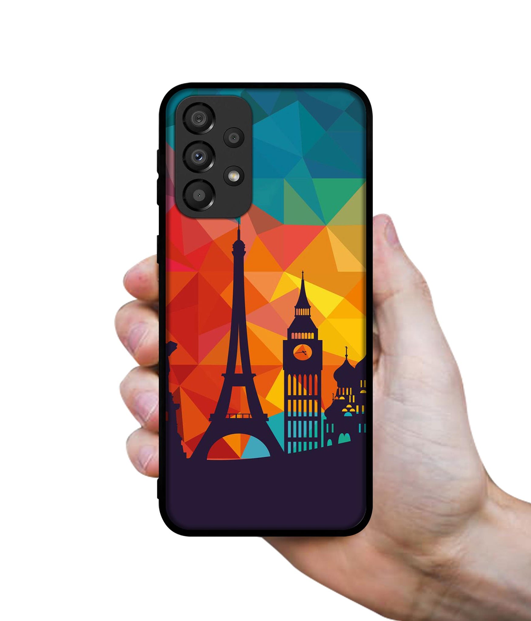 Colored Paris Designer 2D Printed Back Case Cover for Samsung Galaxy A33 5G