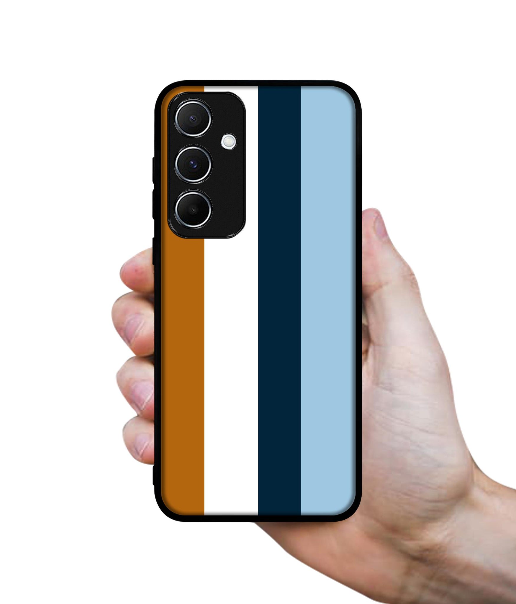 Color Stripes Designer 2D Printed Back Case Cover for Samsung Galaxy A55 5G