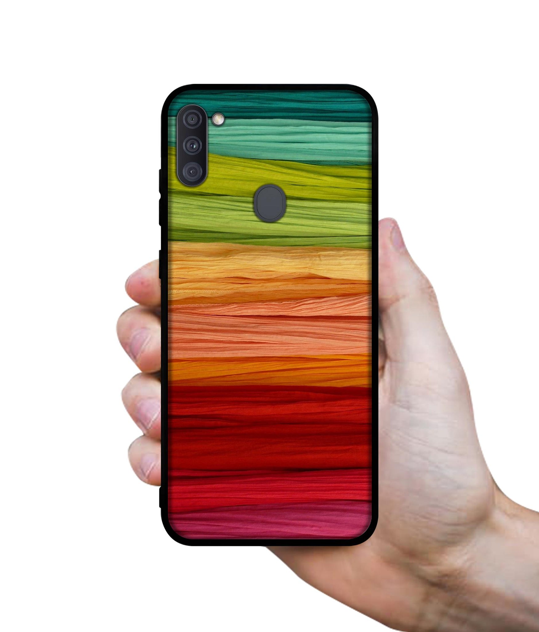 Colorful Thread Designer 2D Printed Back Case Cover for Samsung Galaxy A11 4G / M11 4G