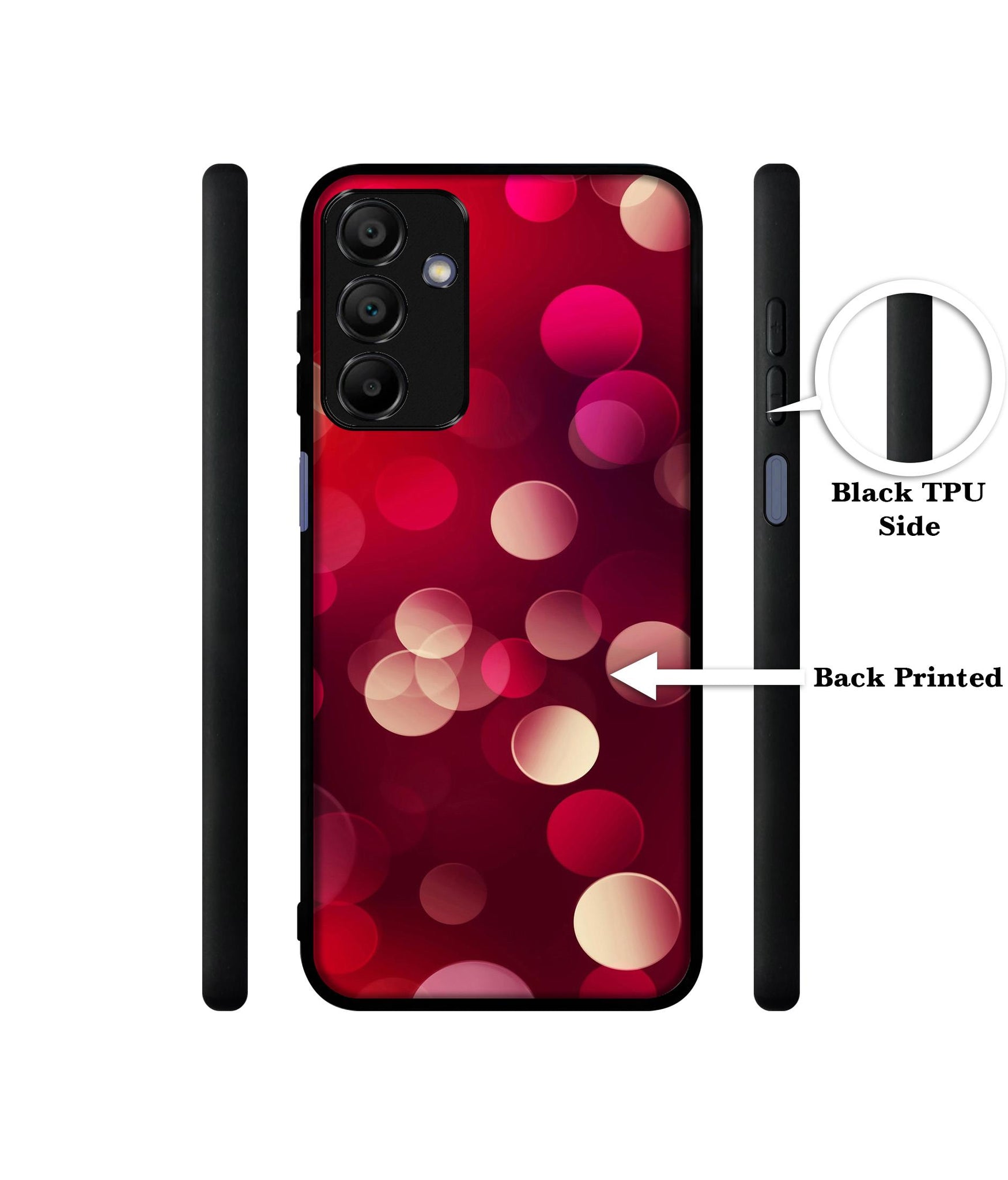 3D Circles Designer 2D Printed Back Case Cover for Samsung Galaxy A15 4G / A15 5G