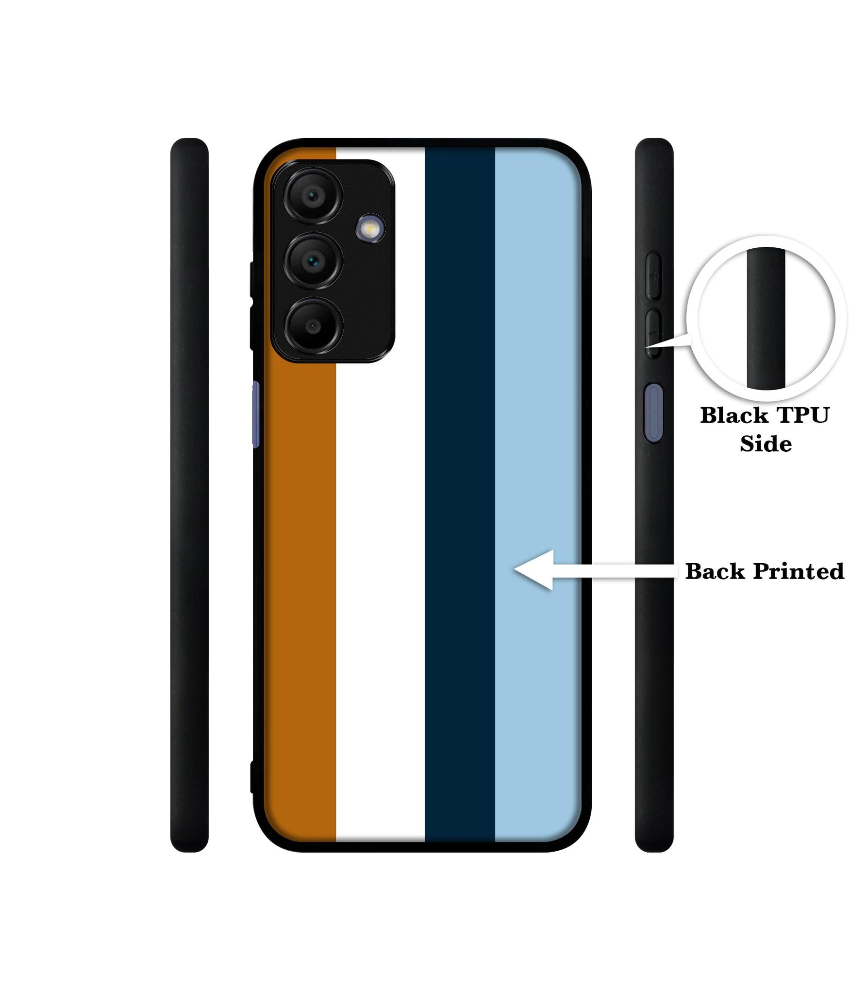 Color Stripes Designer 2D Printed Back Case Cover for Samsung Galaxy A15 4G / A15 5G