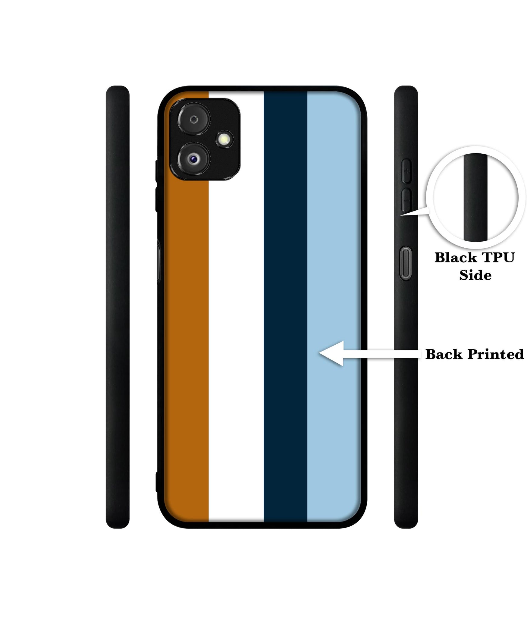 Color Stripes Designer 2D Printed Back Case Cover for Samsung Galaxy F14 5G