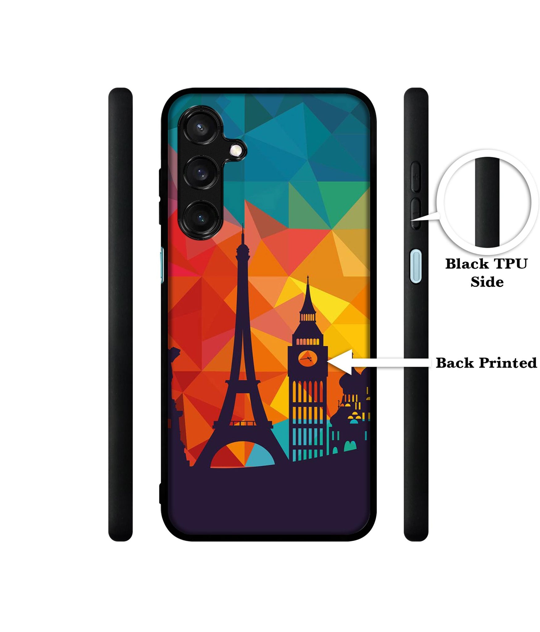 Colored Paris Designer 2D Printed Back Case Cover for Samsung Galaxy F54 5G