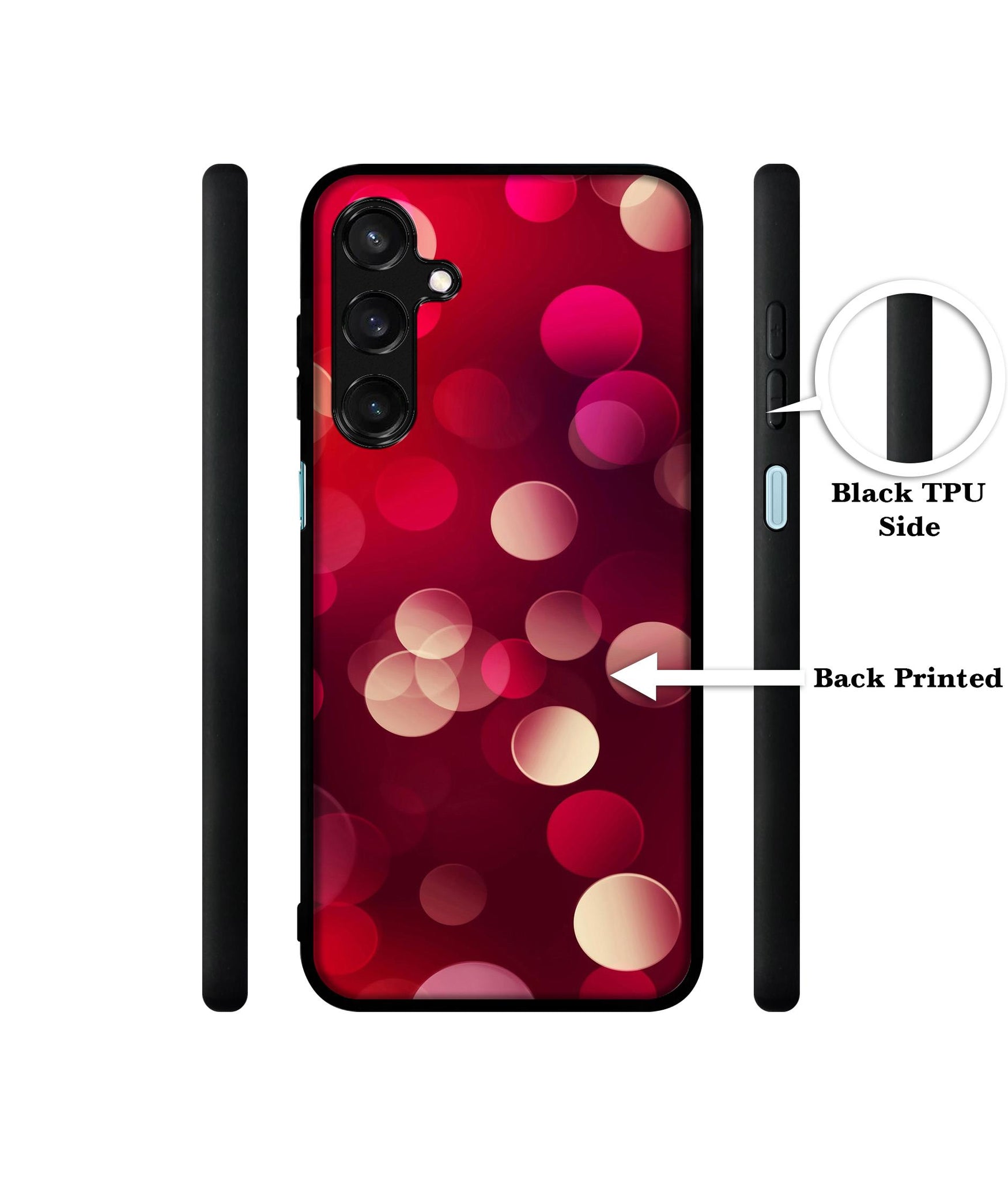 3D Circles Designer 2D Printed Back Case Cover for Samsung Galaxy F54 5G