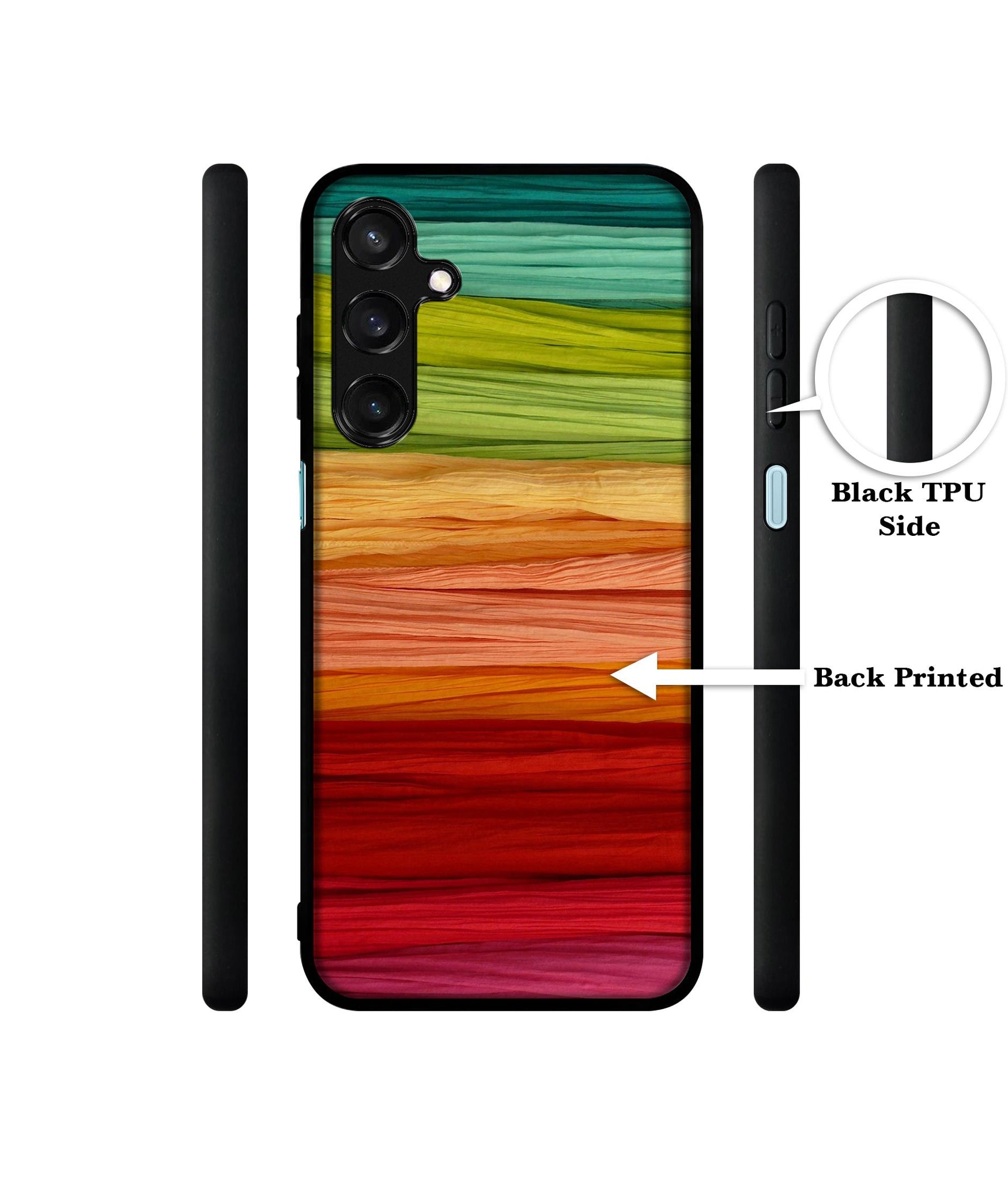 Colorful Thread Designer 2D Printed Back Case Cover for Samsung Galaxy F54 5G