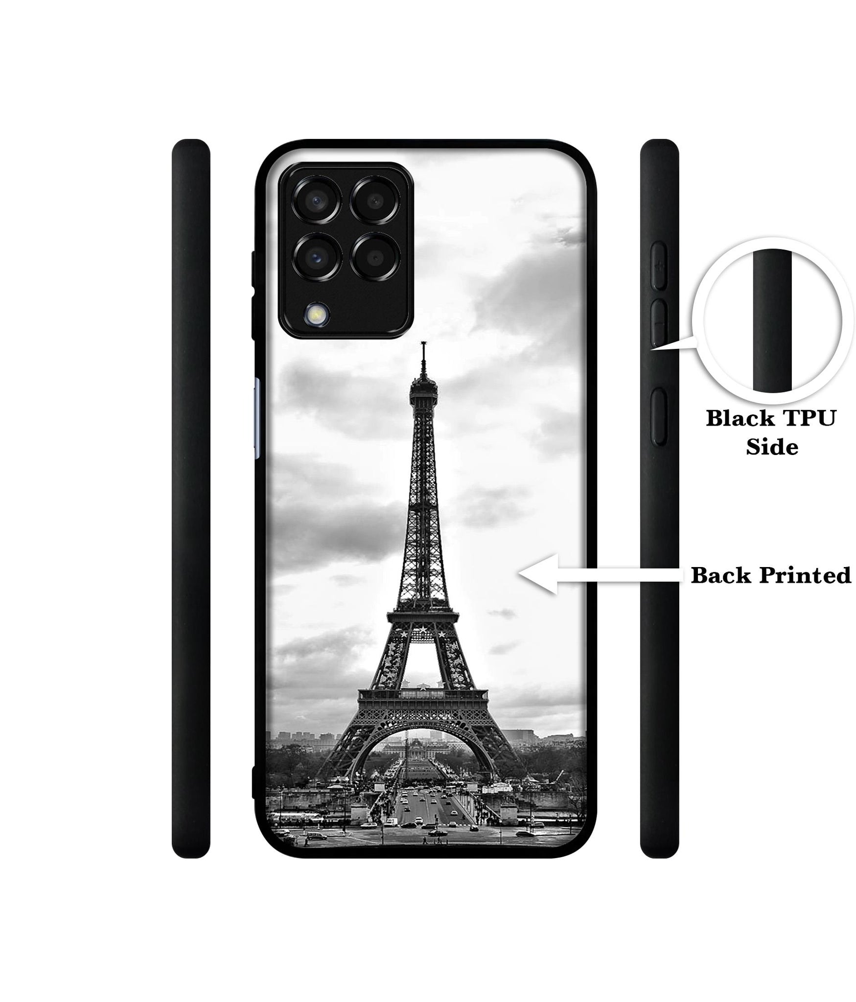 Eiffel Tower Designer 2D Printed Back Case Cover for Samsung Galaxy M33 5G