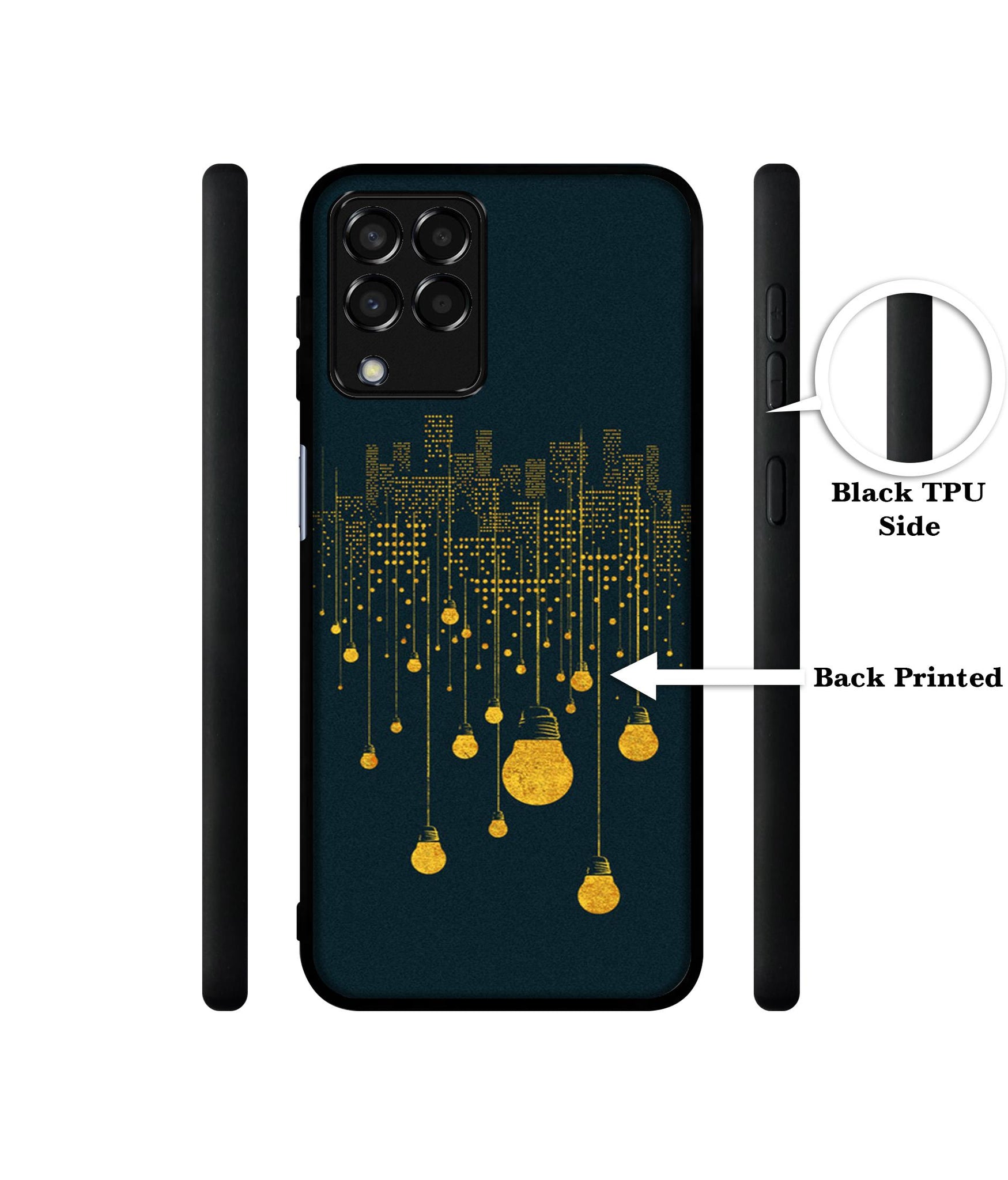 City Light Pattern Designer 2D Printed Back Case Cover for Samsung Galaxy M33 5G