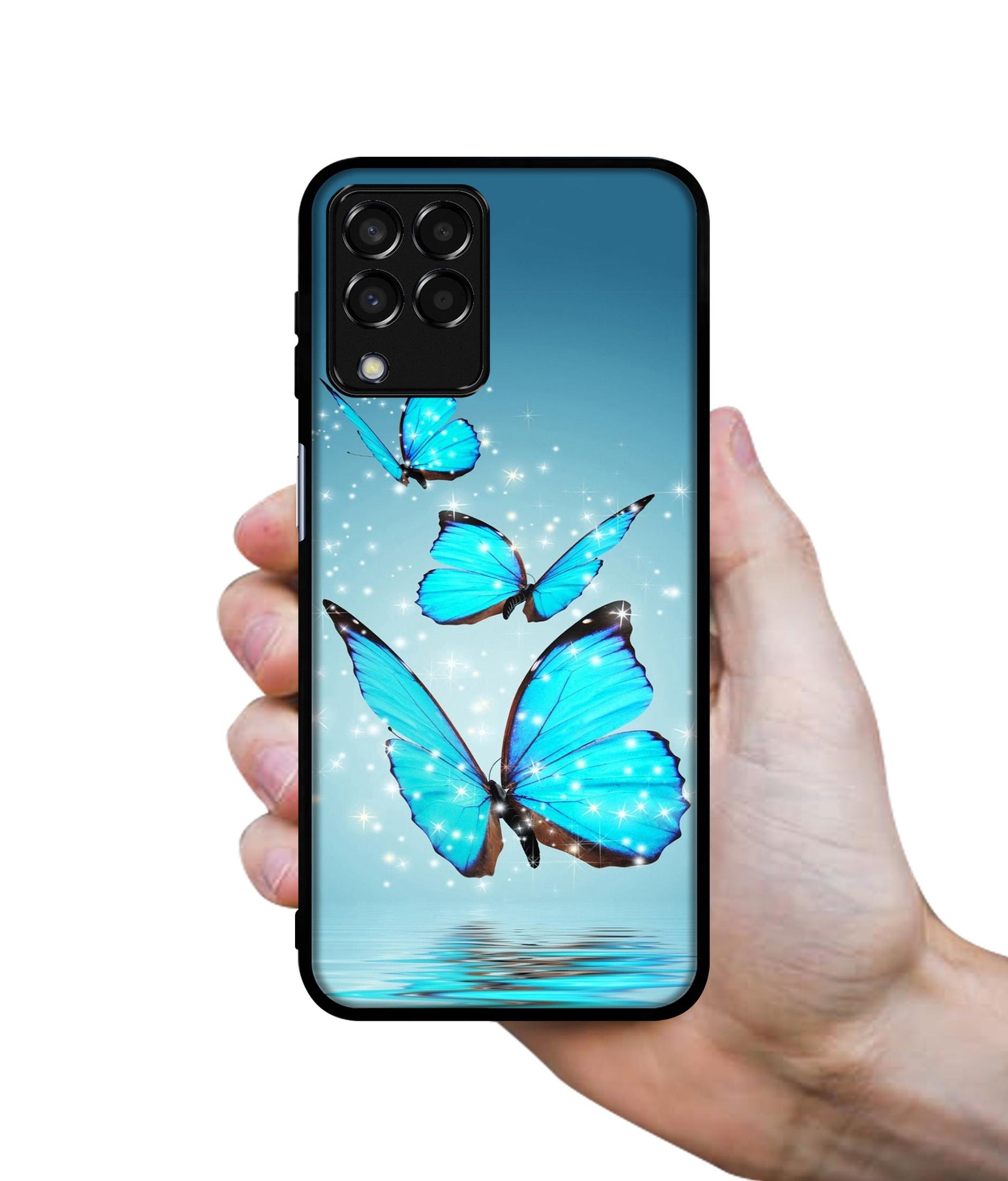 Flying Butterflies Designer 2D Printed Back Case Cover for Samsung Galaxy M33 5G