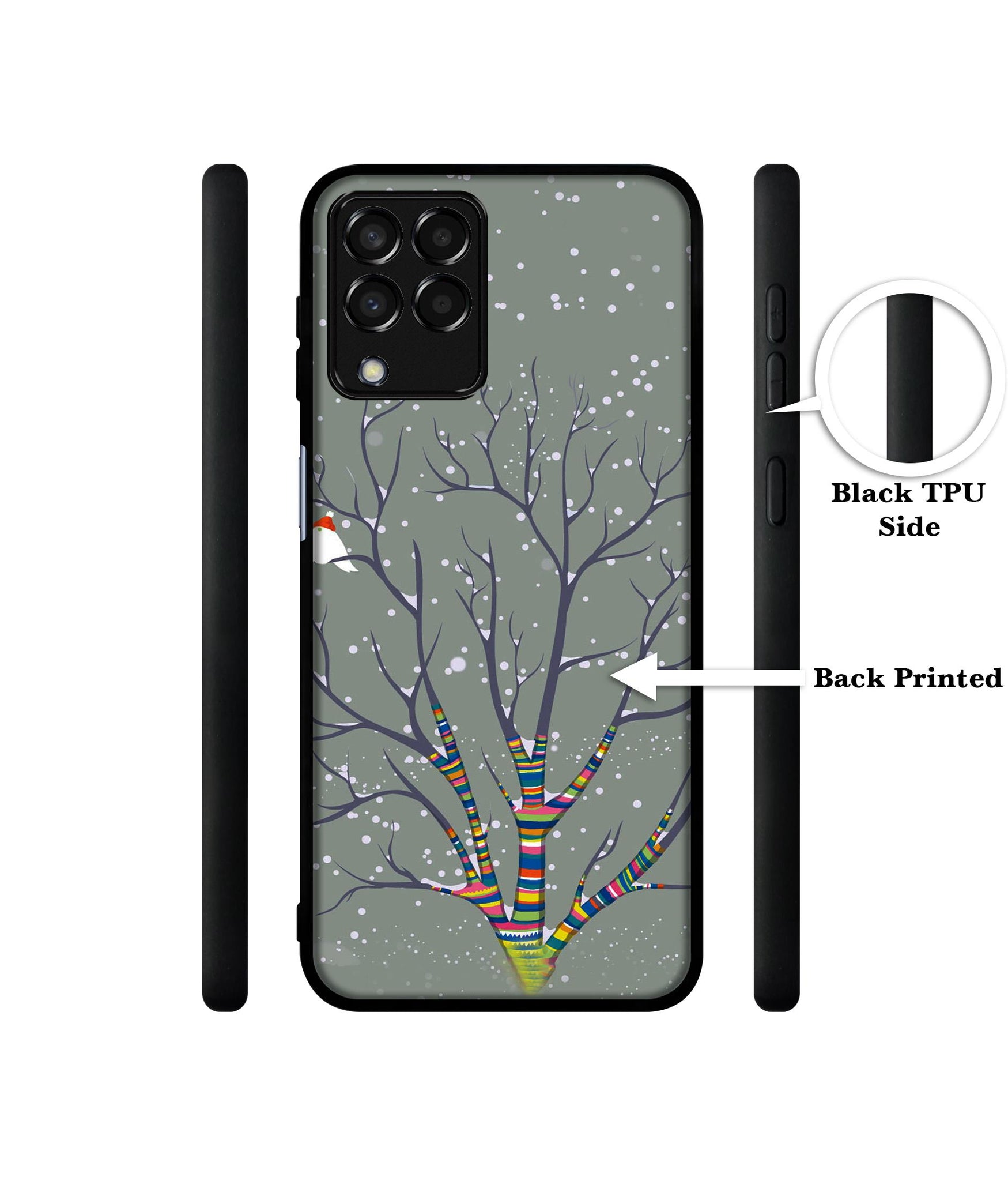Winter Pattern Print Designer 2D Printed Back Case Cover for Samsung Galaxy M33 5G