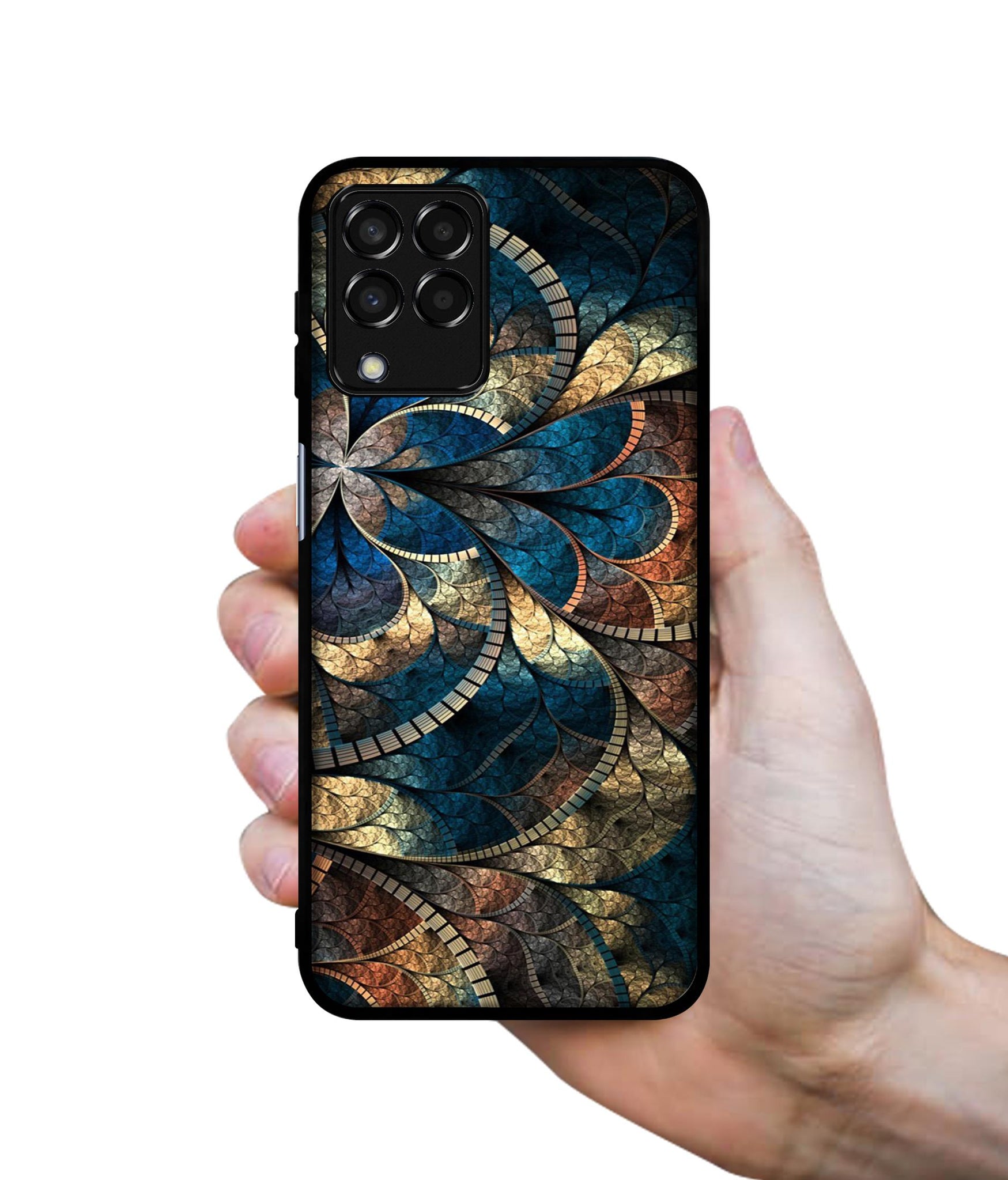 Fractional Pattern Designer 2D Printed Back Case Cover for Samsung Galaxy M33 5G