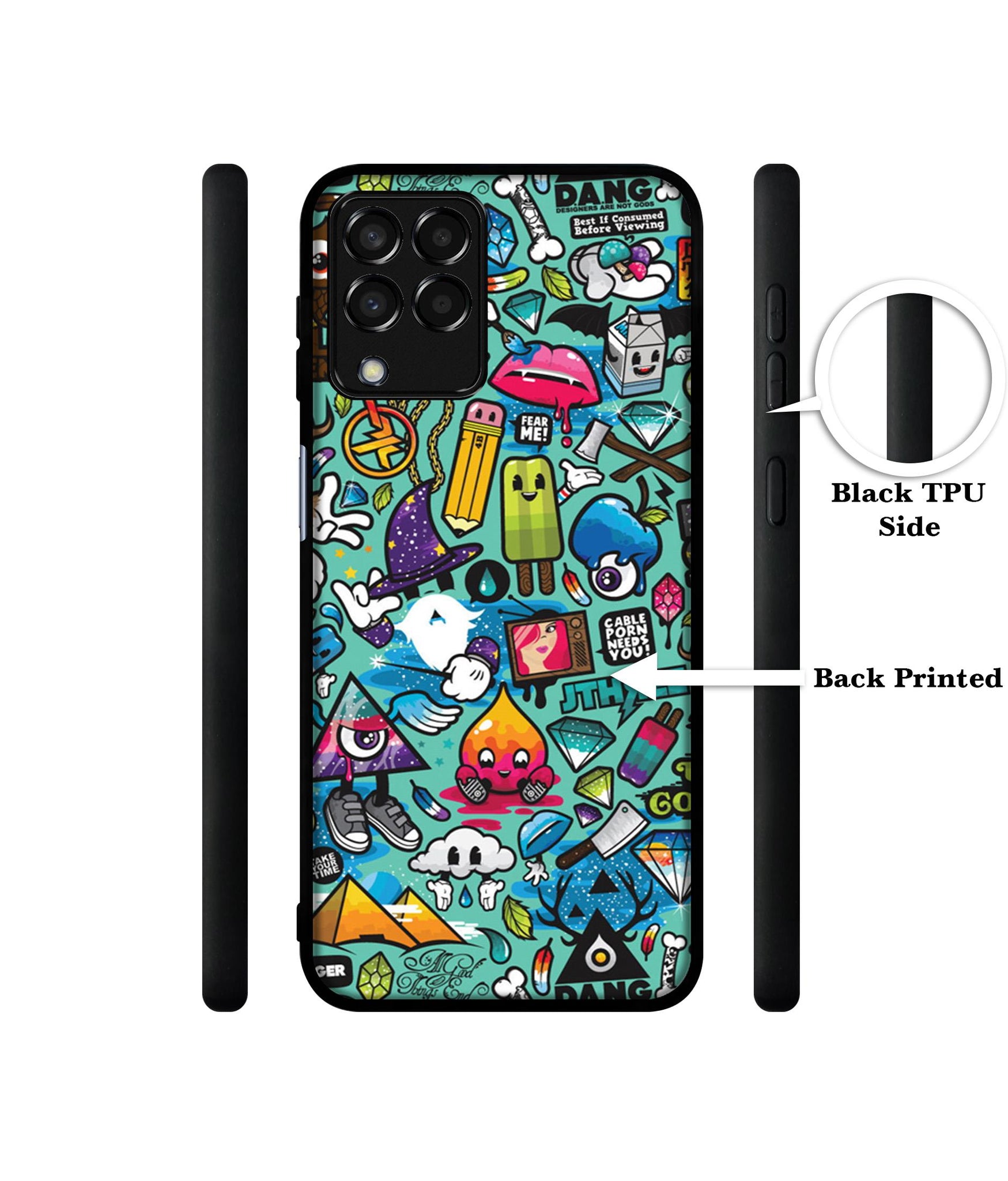 Crazy Designer 2D Printed Back Case Cover for Samsung Galaxy M33 5G