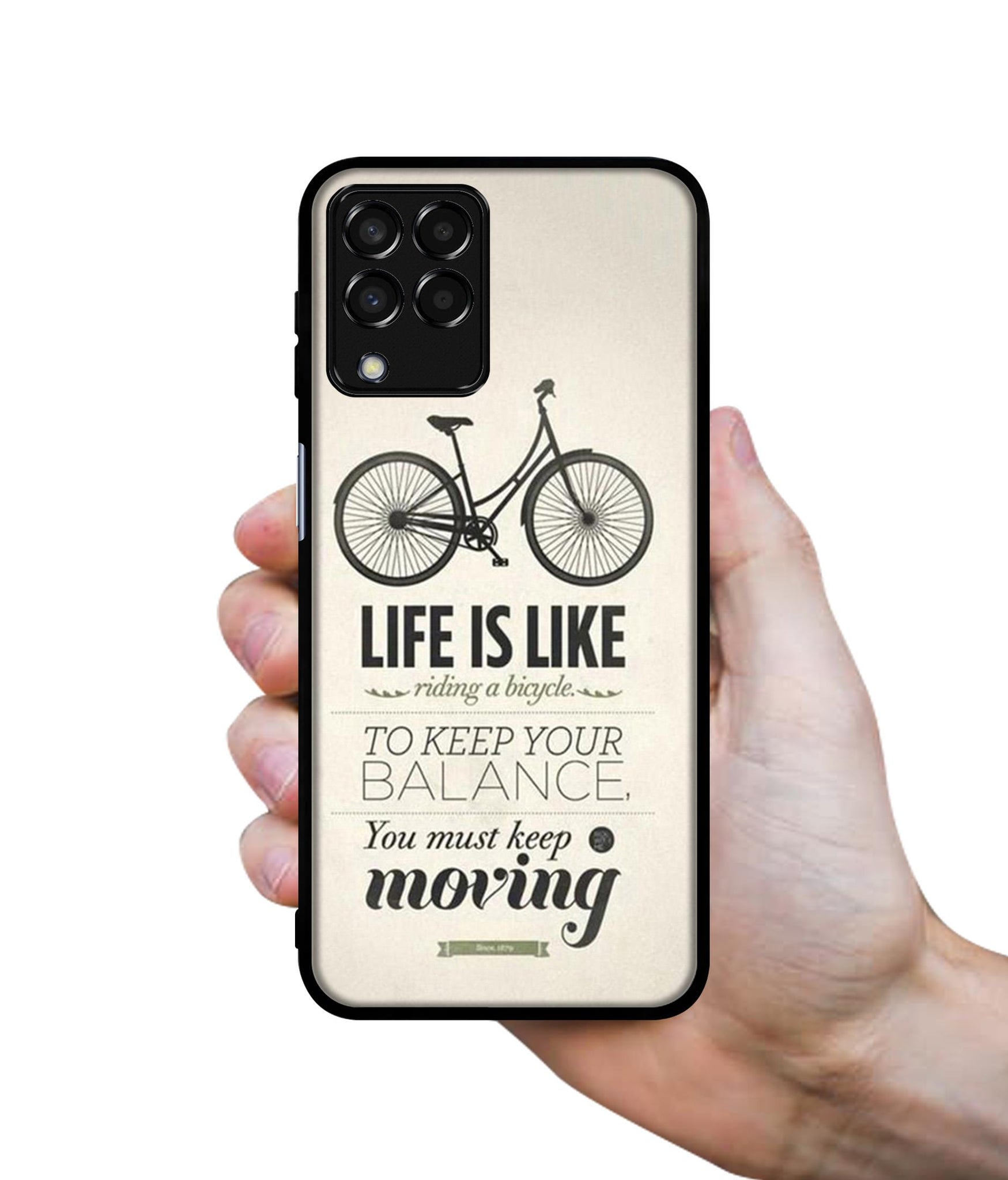 Life is Like Moving Designer 2D Printed Back Case Cover for Samsung Galaxy M33 5G