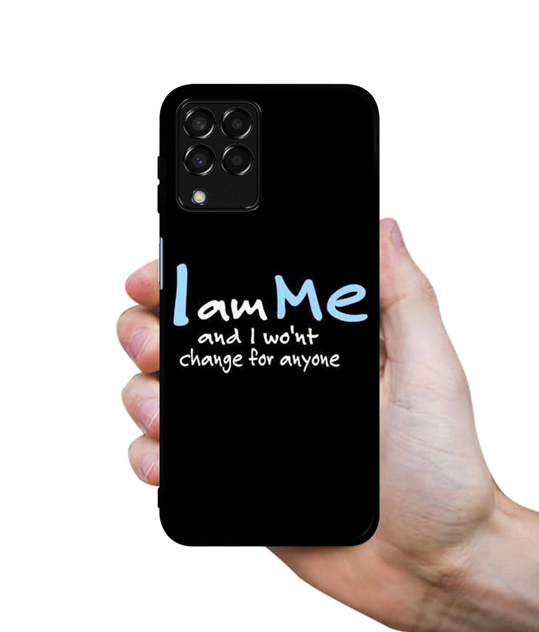 I Am Me Quotes Designer 2D Printed Back Case Cover for Samsung Galaxy M33 5G